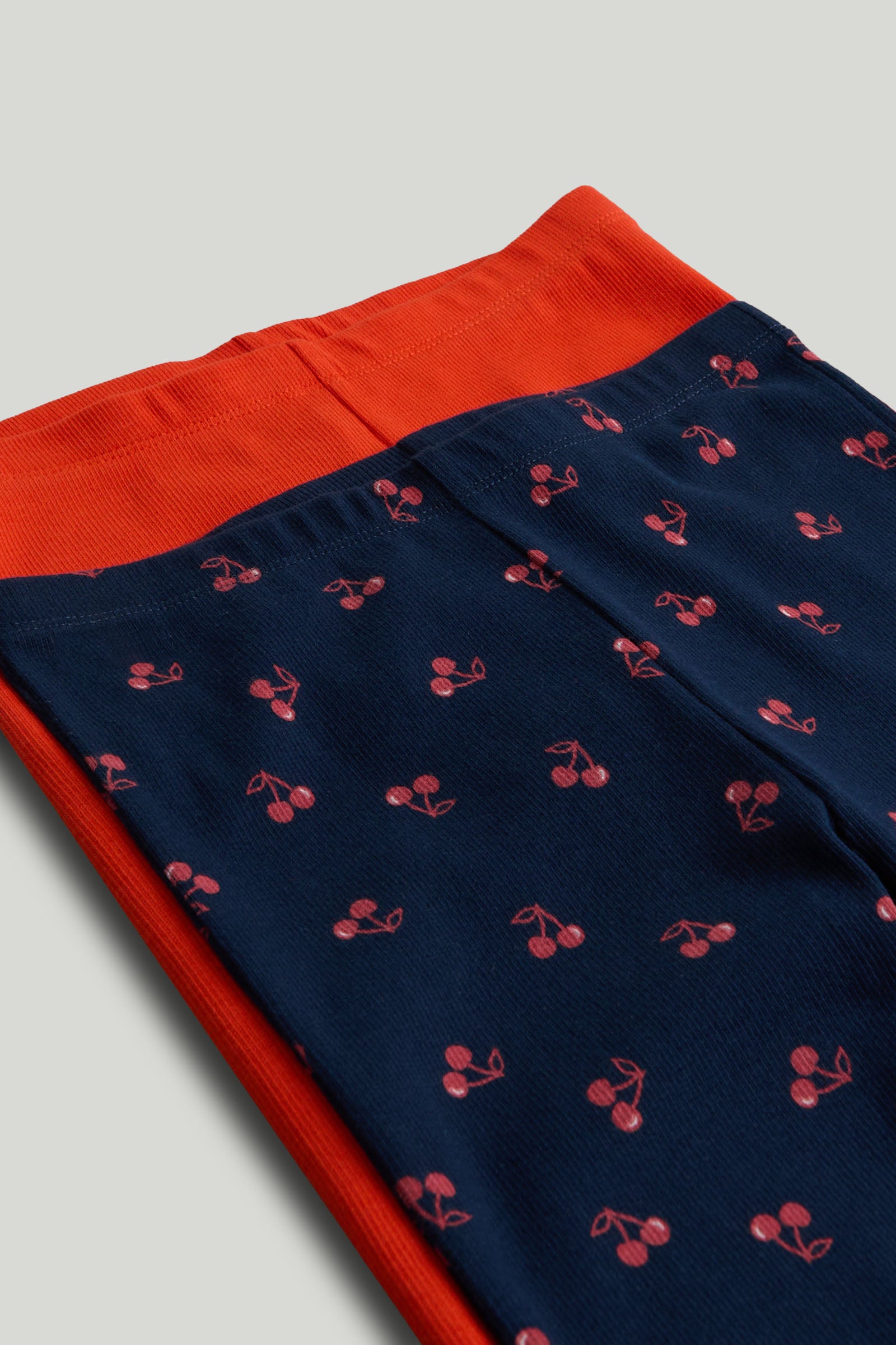 Girls Printed Cotton Blend 2 Pack Flared Leggings
