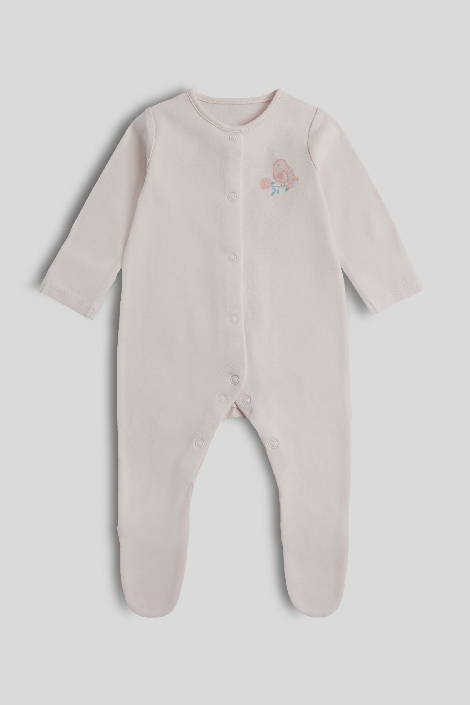Girls Multi Printed Cotton Regular Fit 3-Pack Sleepsuits