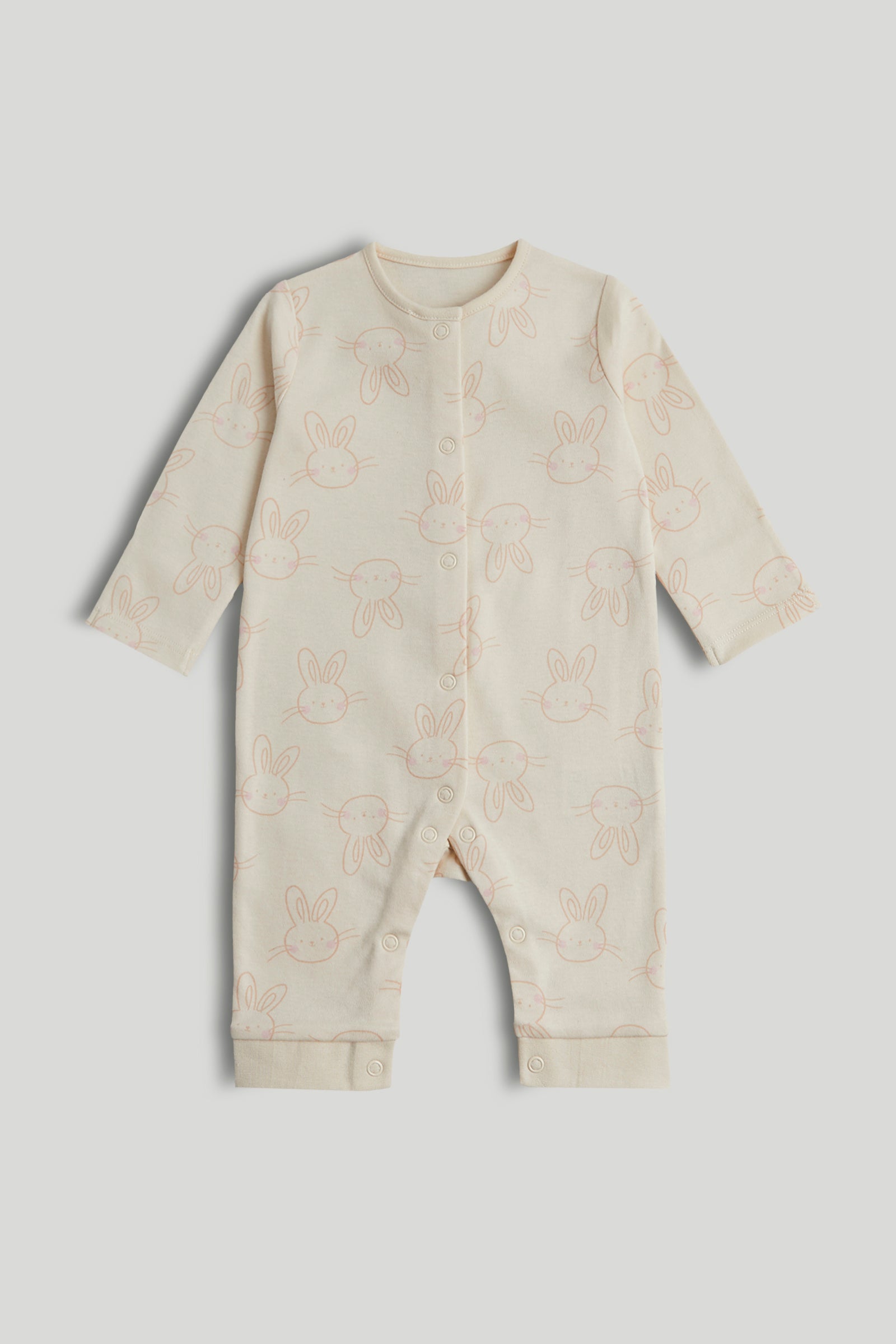 Girls Multi Printed Cotton Regular Fit 3-Pack Footless Sleepsuits