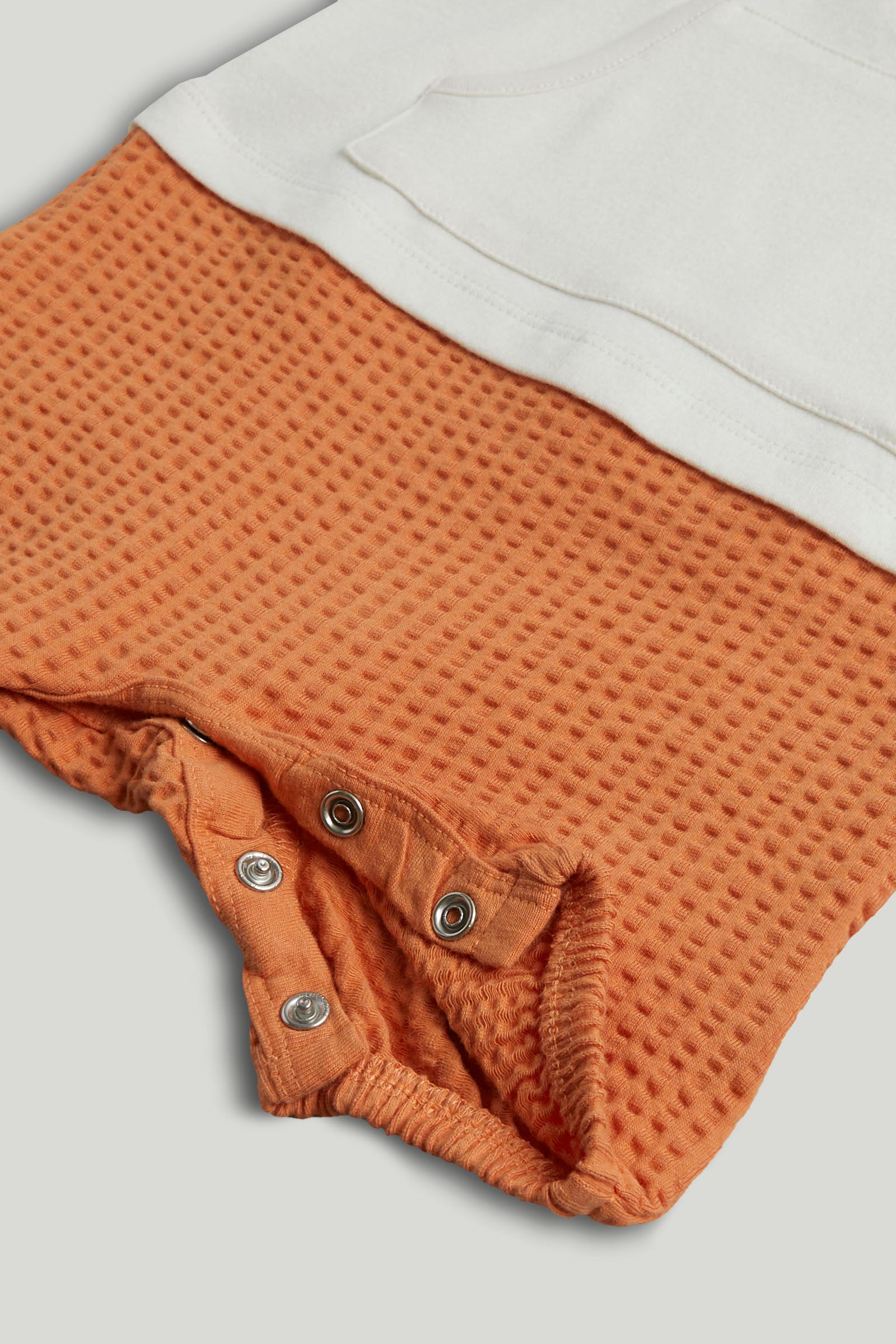 Baby Boys Multi Cotton Seersucker Mock Romper