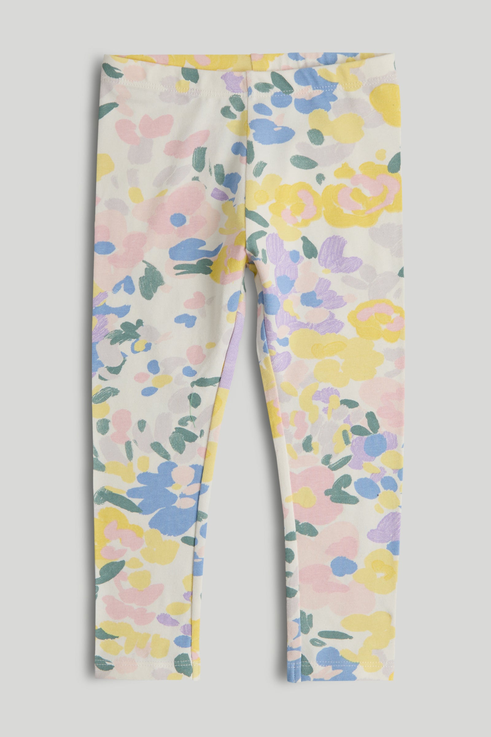 Girls Multi Cotton Stretch 3-Pack Everyday Leggings
