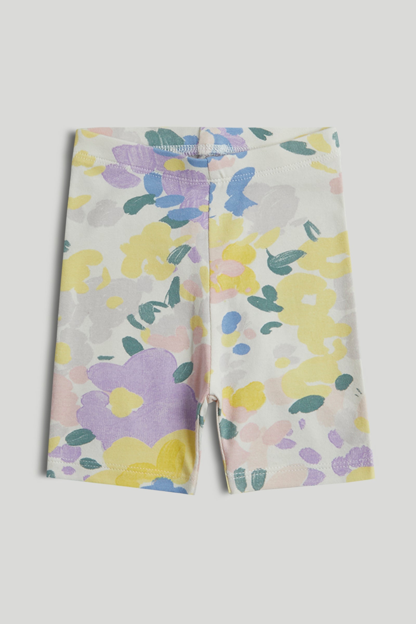 Girls Multi Cotton Stretch 3-Pack Cycling Shorts