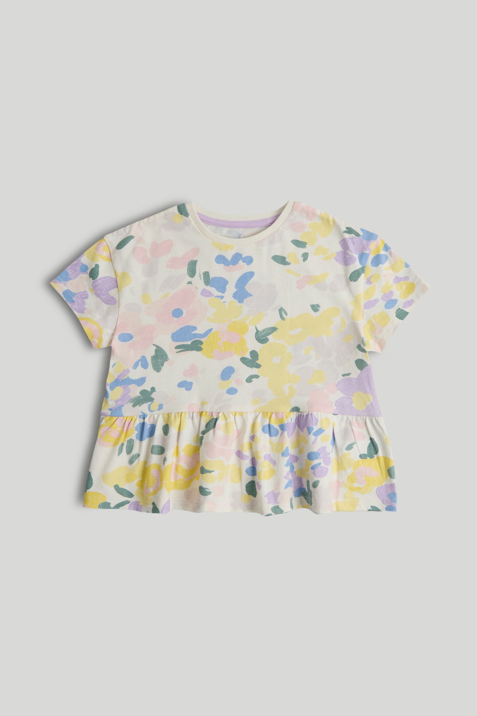 Girls Multi Cotton Printed T-Shirts Pack of 3