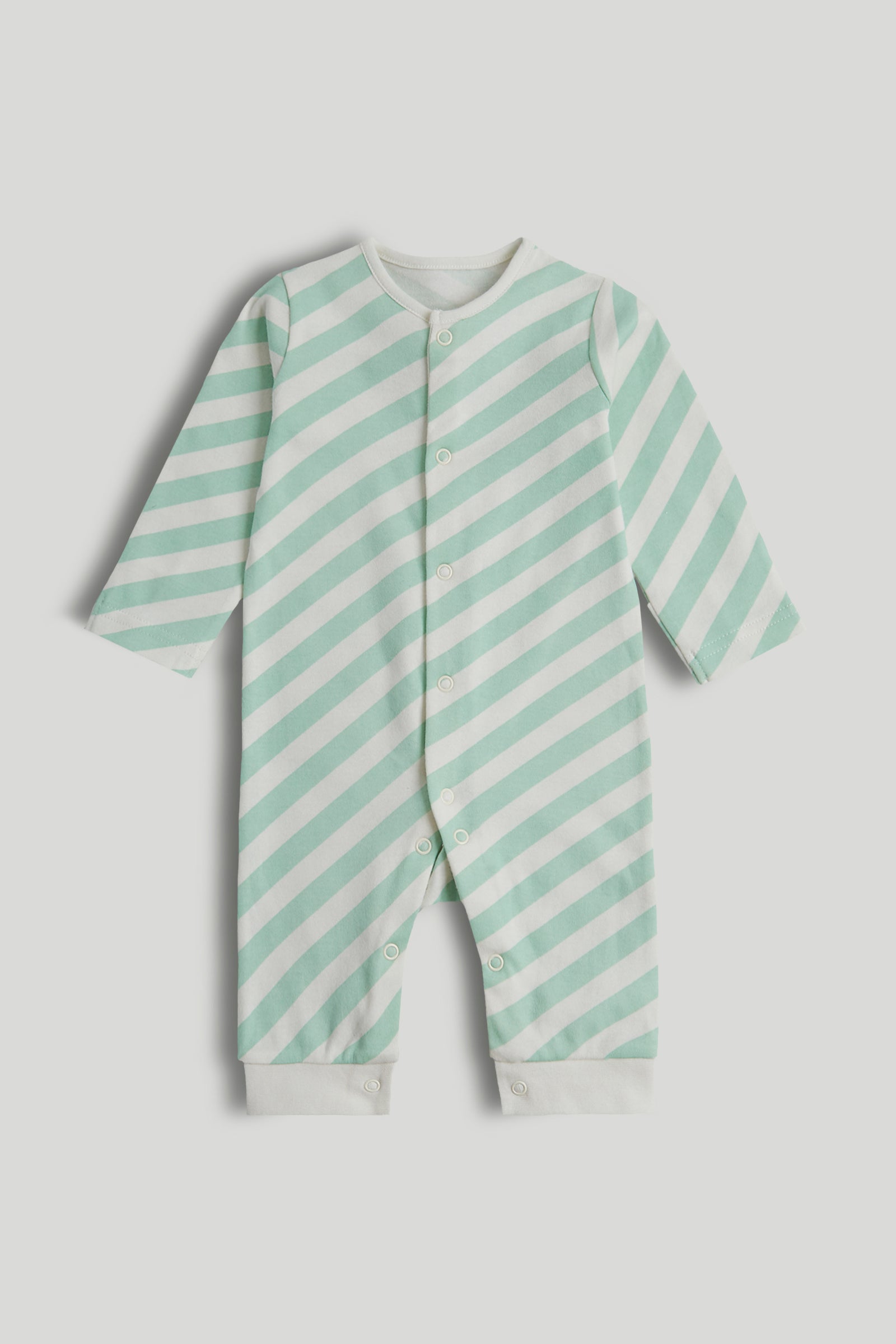 Boys Multi Printed Cotton Regular Fit 3-Pack Footless Sleepsuits