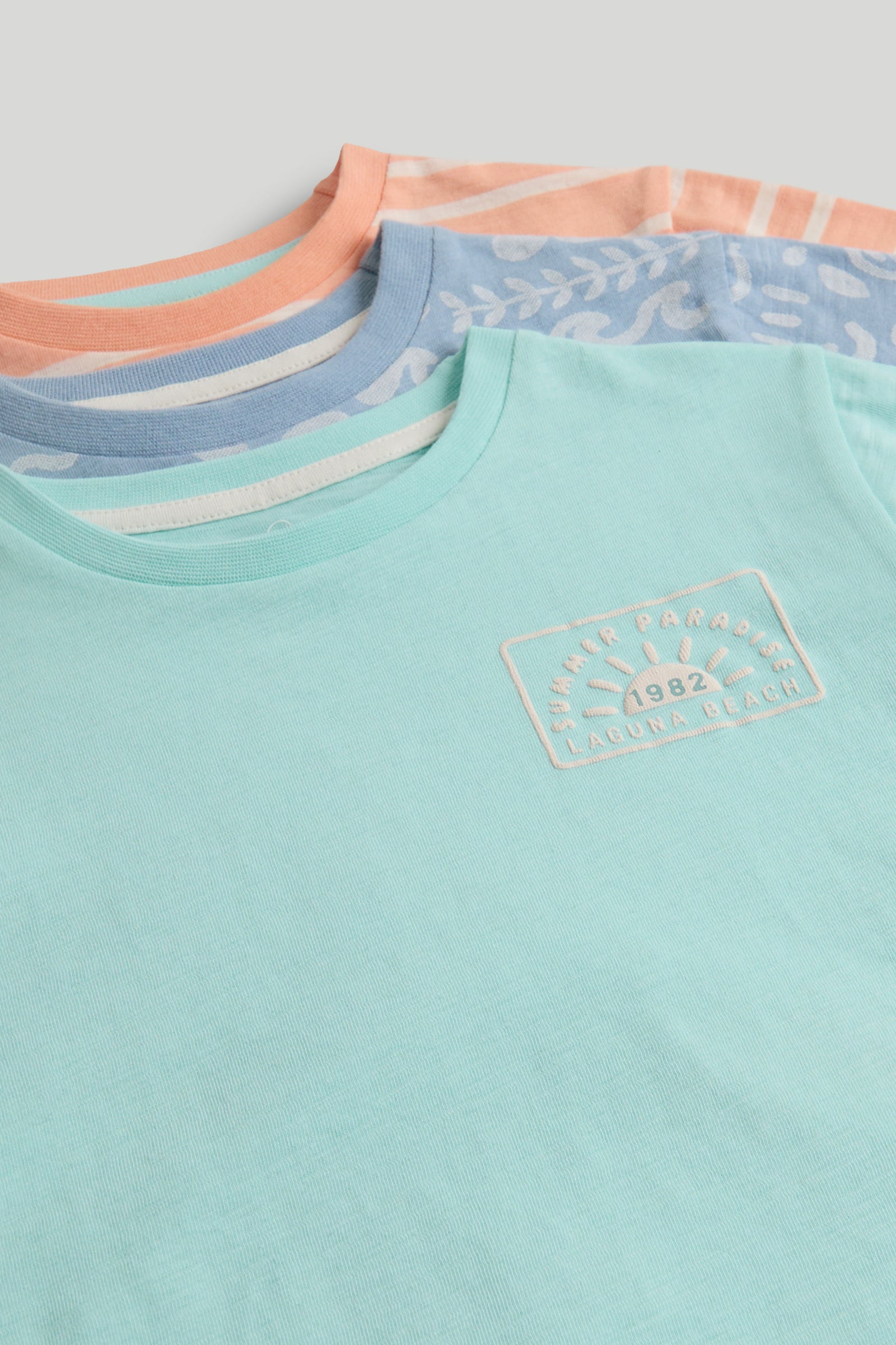 Baby Boys Multi Cotton Printed T-Shirts Pack of 3