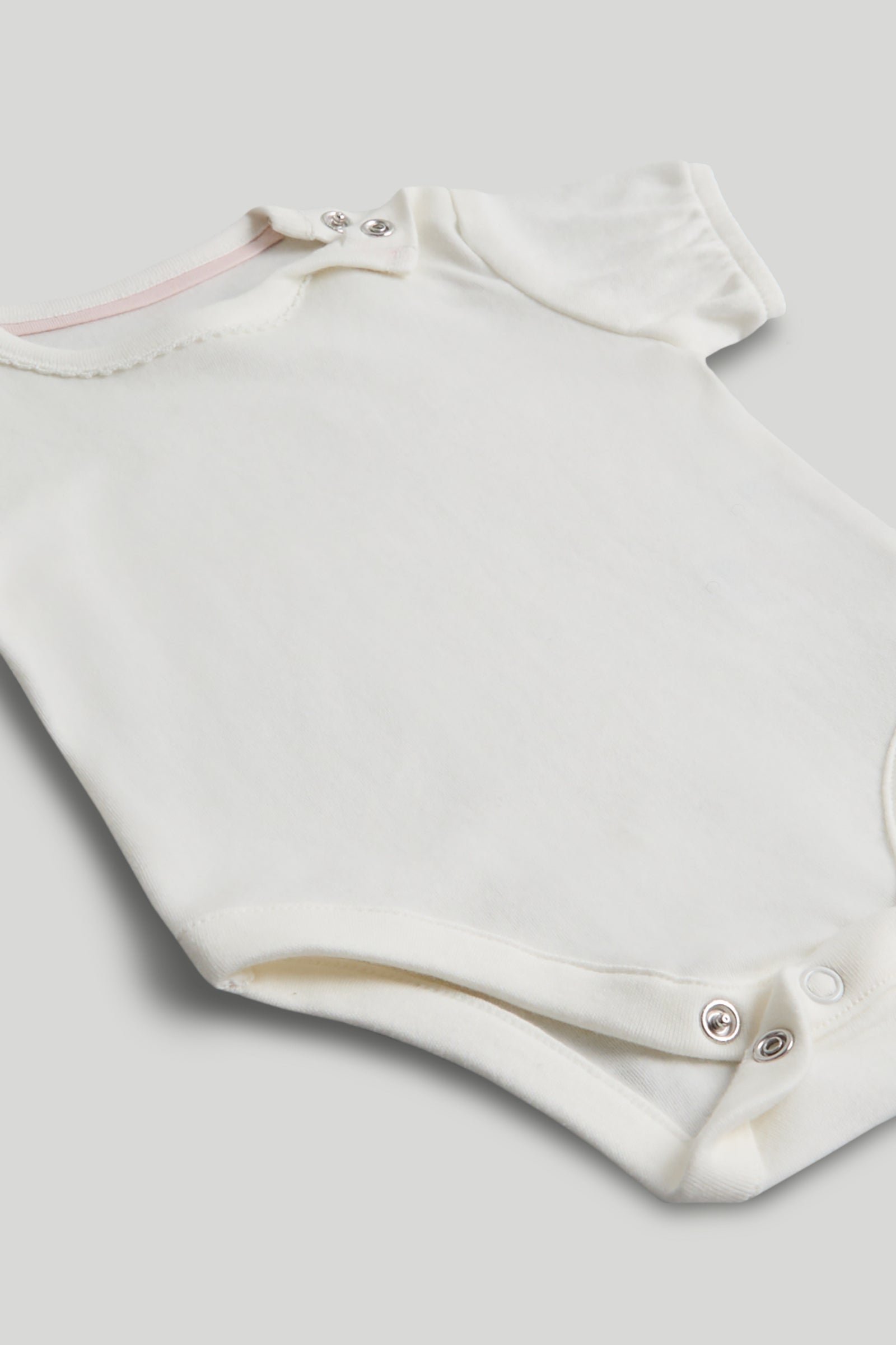Girls Striped Cotton Pinny & Bodysuit Set