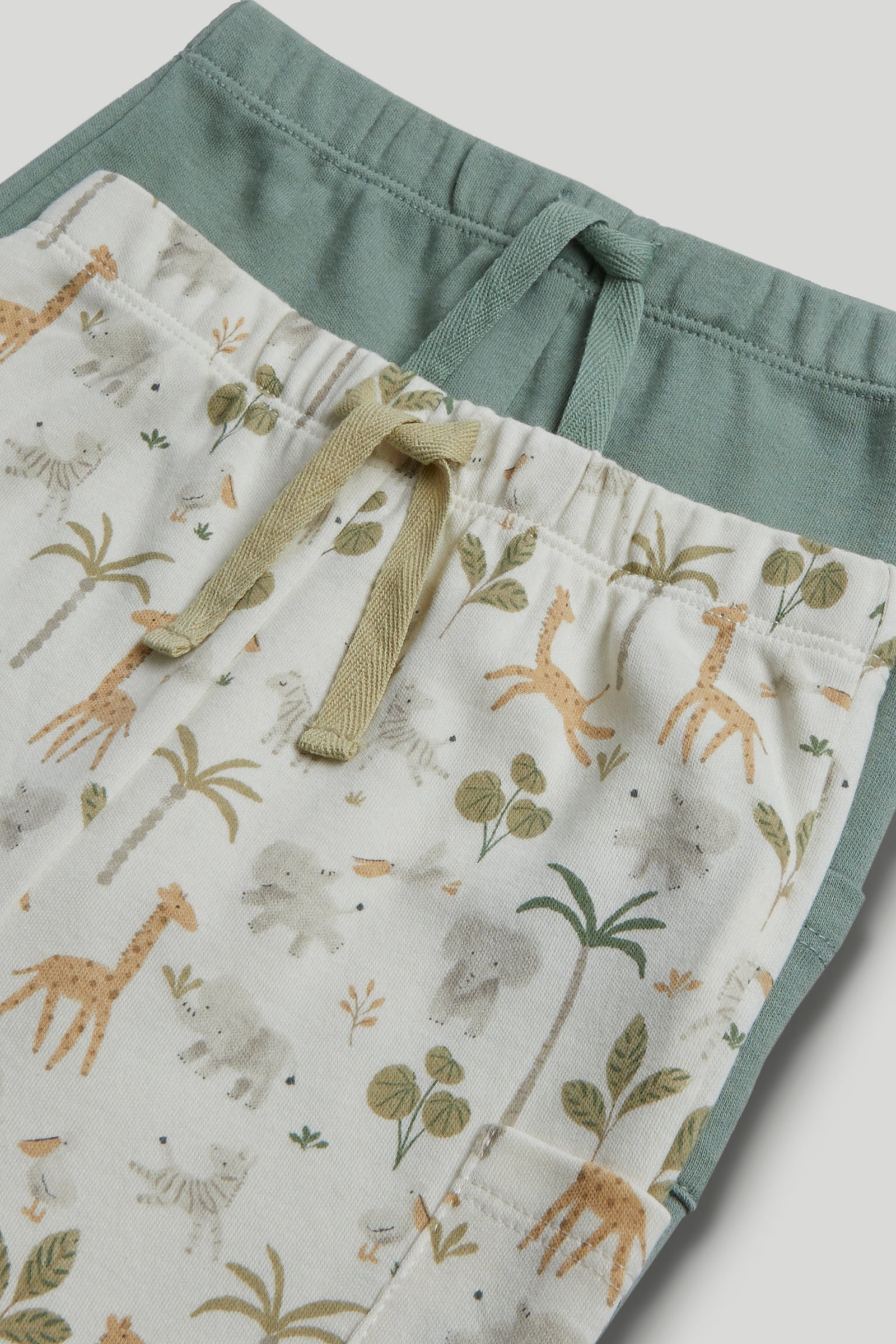 Boys Cotton Printed 2 Pack Joggers for Casual Wear