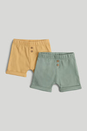 Boys Cotton Solid 2 Pack Shorts for Daily Wear