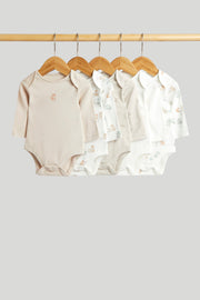 Unisex Print & Placement Mix Bodysuits Multi Pack of 5