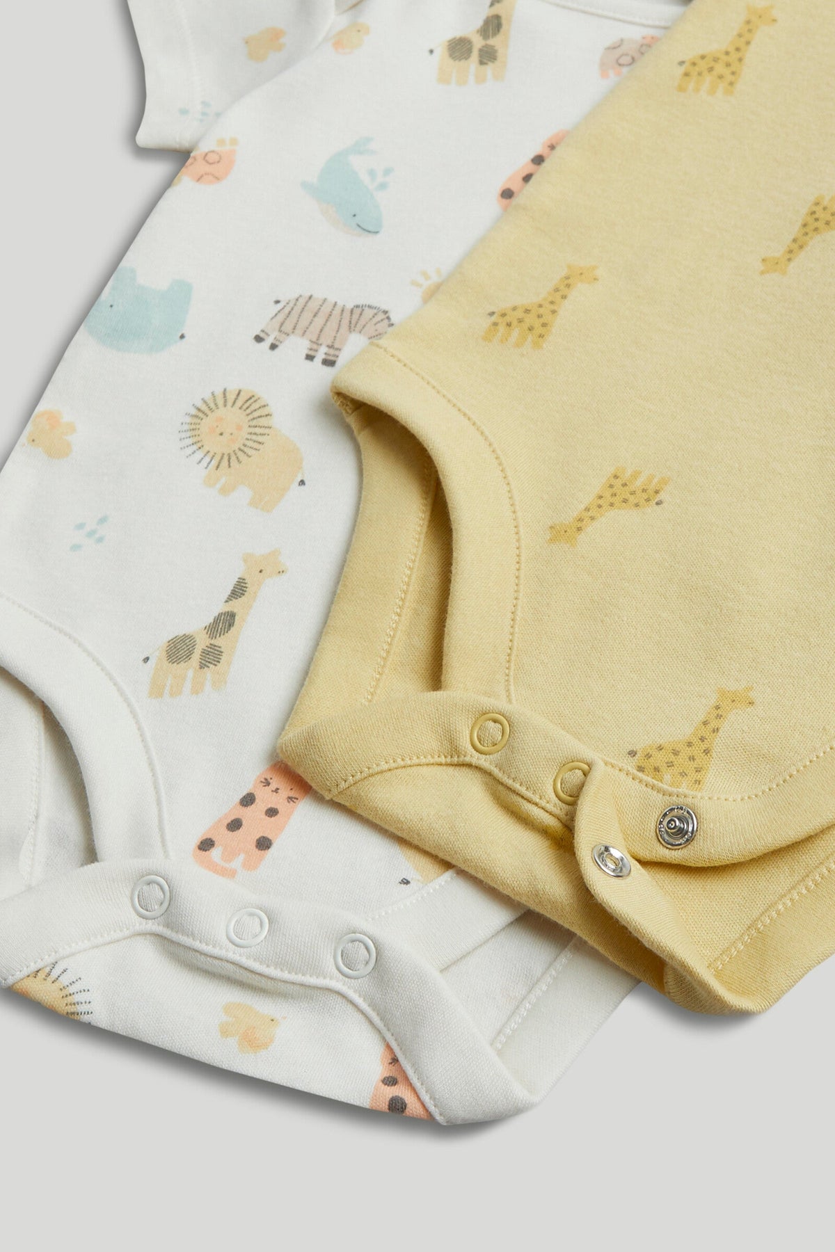 Unisex Print & Plain Mix Bodysuits Multi Pack of 5