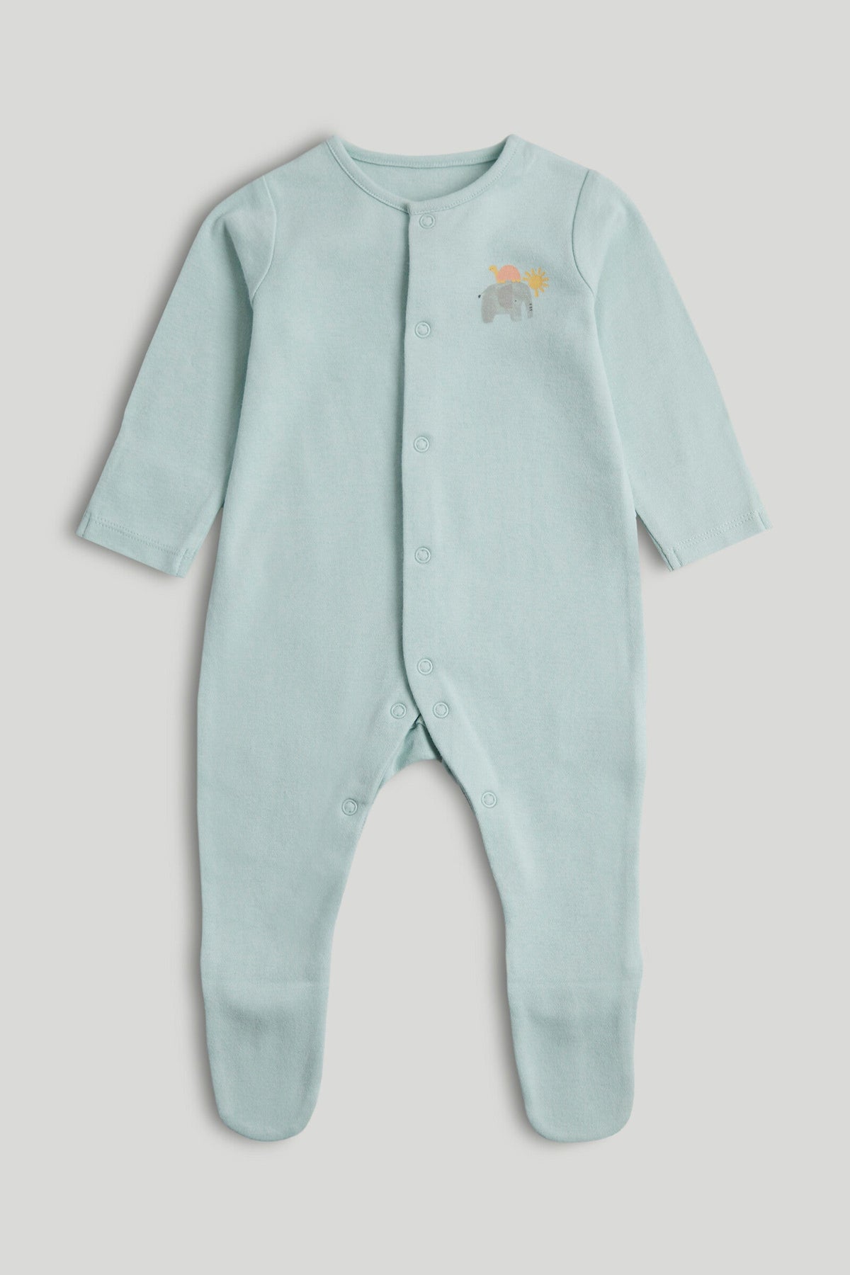 Unisex Print & Placement Mix Knit Sleepsuit Multi Pack of 3