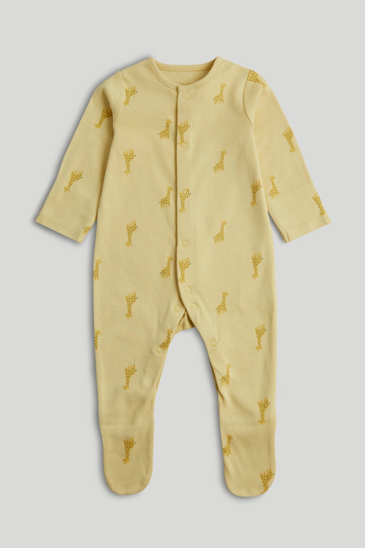 Unisex Print & Placement Mix Knit Sleepsuit Multi Pack of 3