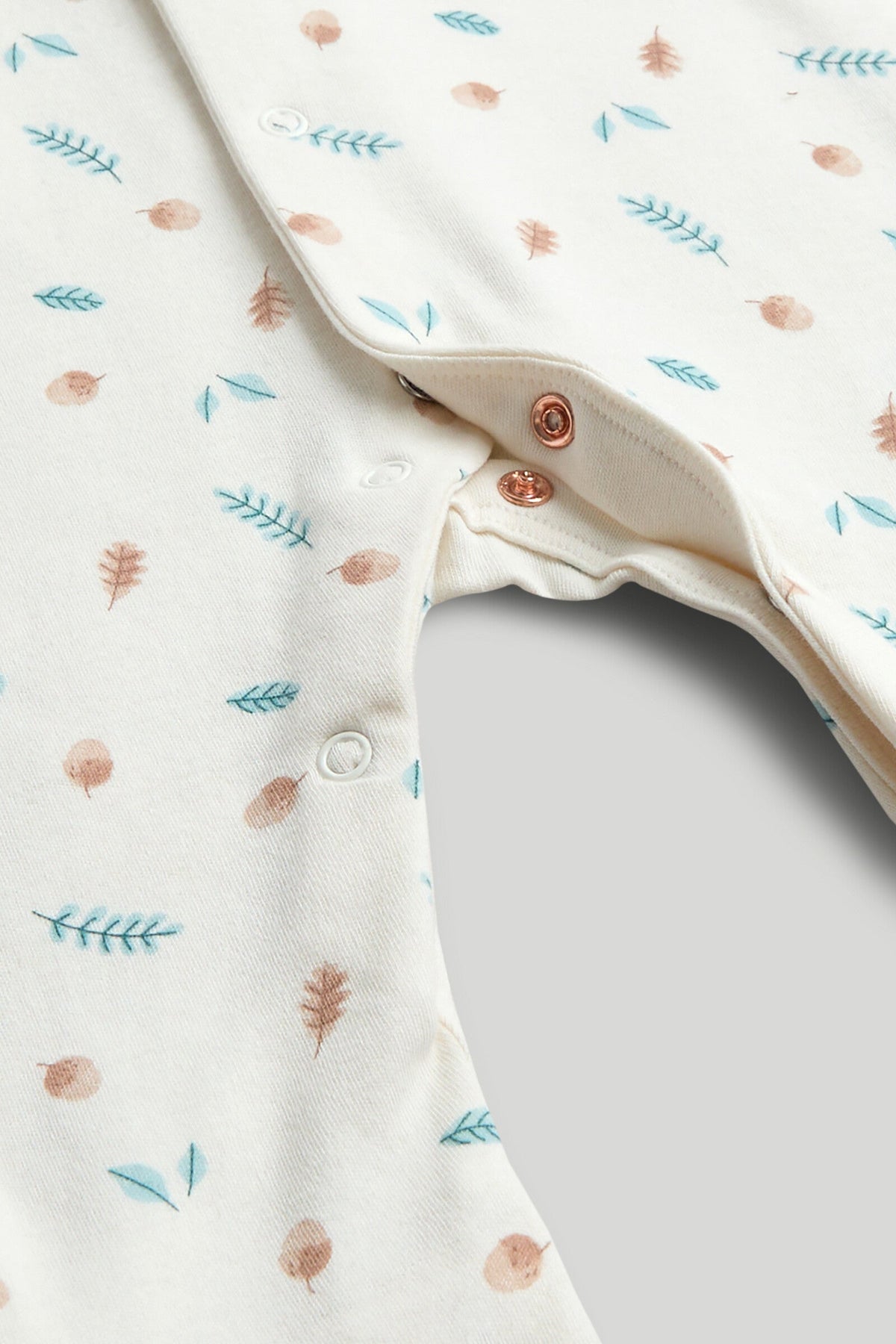 Unisex Print & Placement Mix Sleepsuit Cream Pack of 3