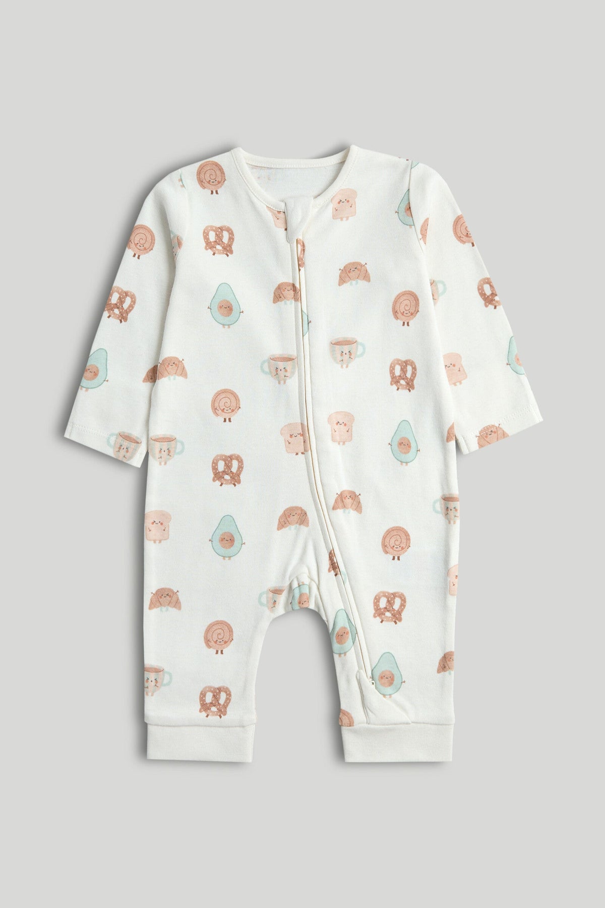Unisex All-Over Print Sleepsuit Multi Pack of 3