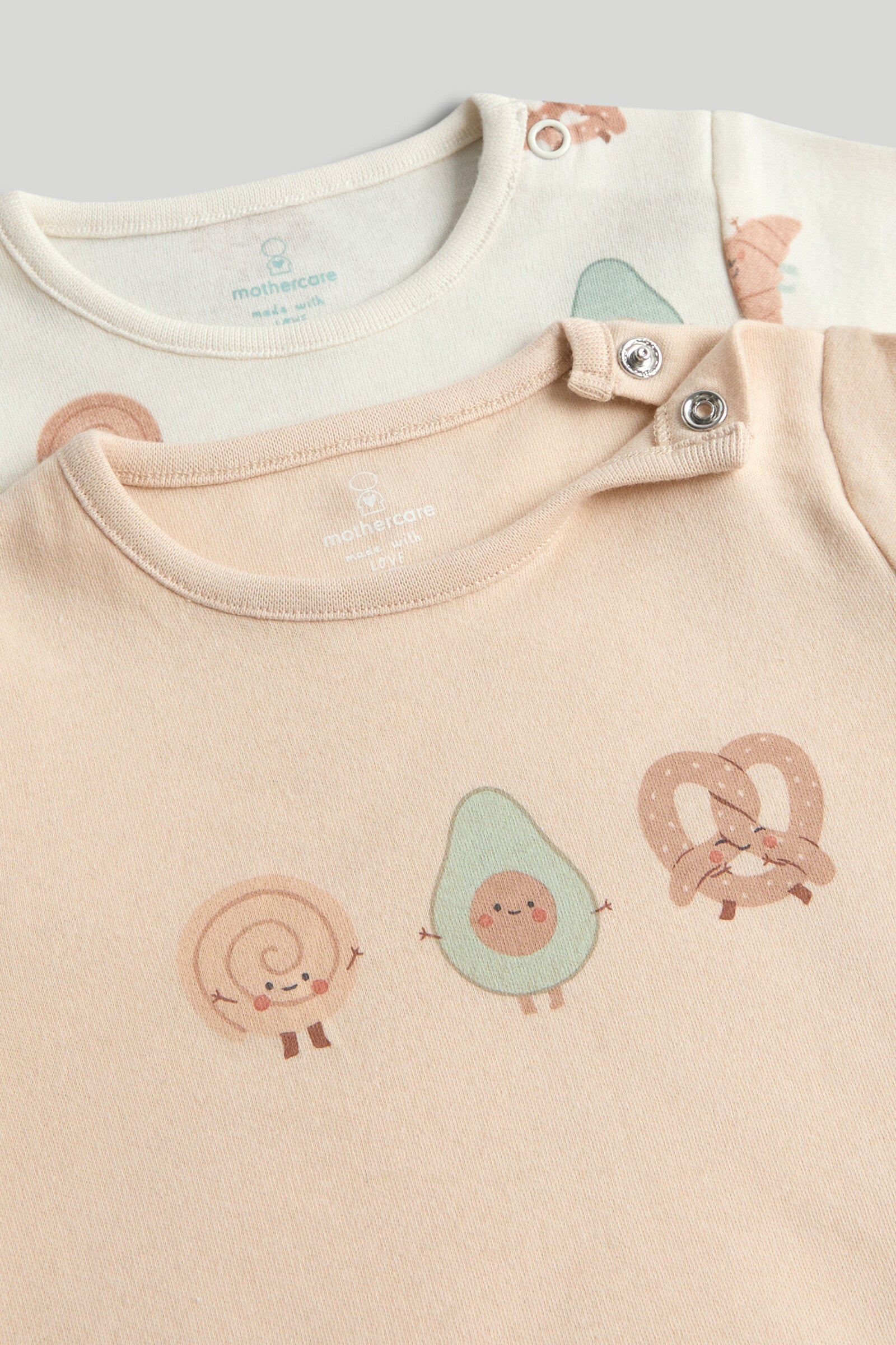 2 Pack Printed Long Sleeve Pyjama Sets for Babies