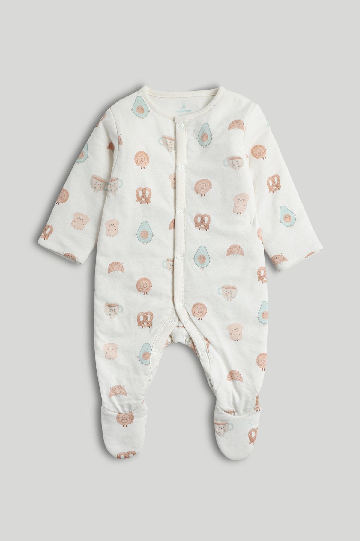 Unisex All-Over Print Knit Walk-In Sleeper Cream