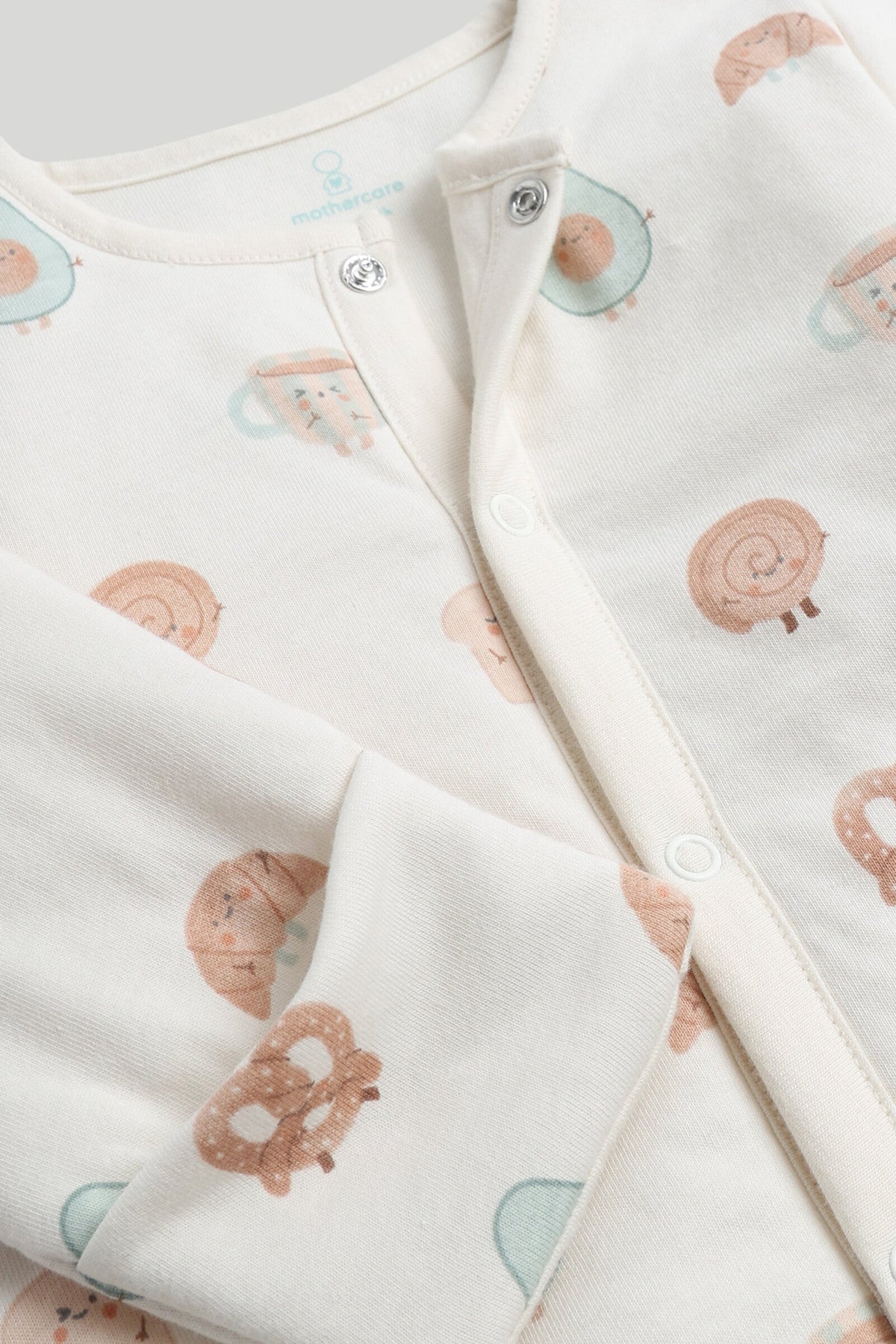 Unisex All-Over Print Knit Walk-In Sleeper Cream