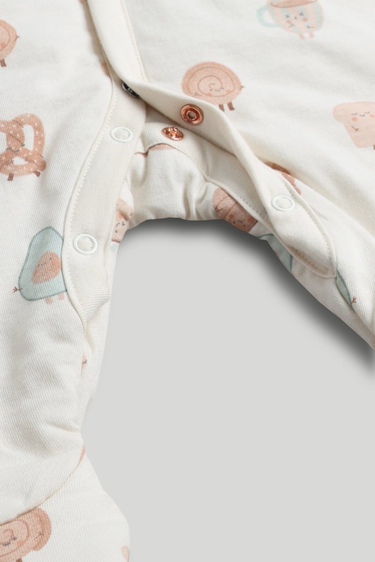 Unisex All-Over Print Knit Walk-In Sleeper Cream