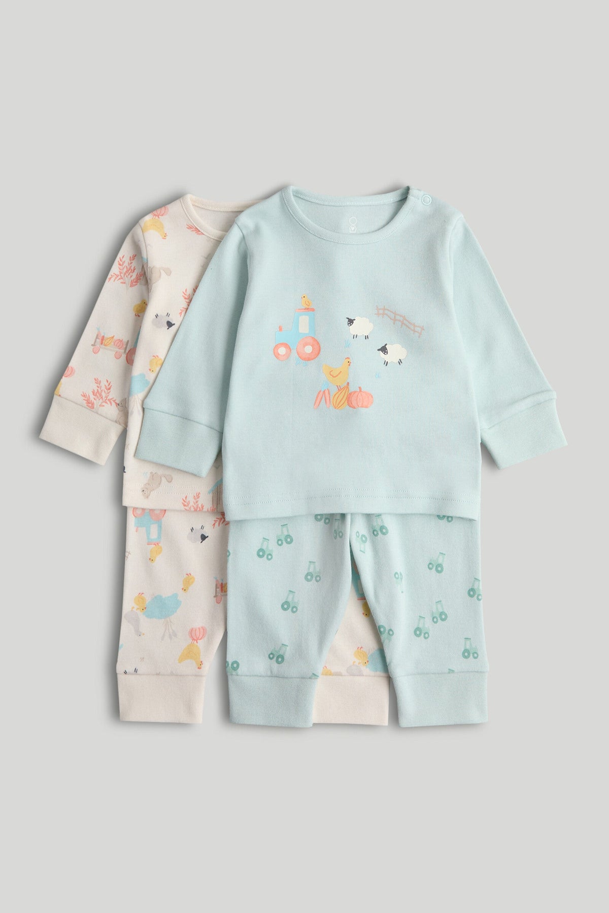 Boys Print & Placement Mix Pyjama Set Multi Pack of 2