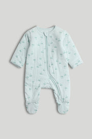 Boys All-Over Print Walk-In Sleeper Light Blue