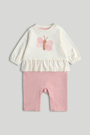 Printed Long Sleeve All In One for Baby Girls