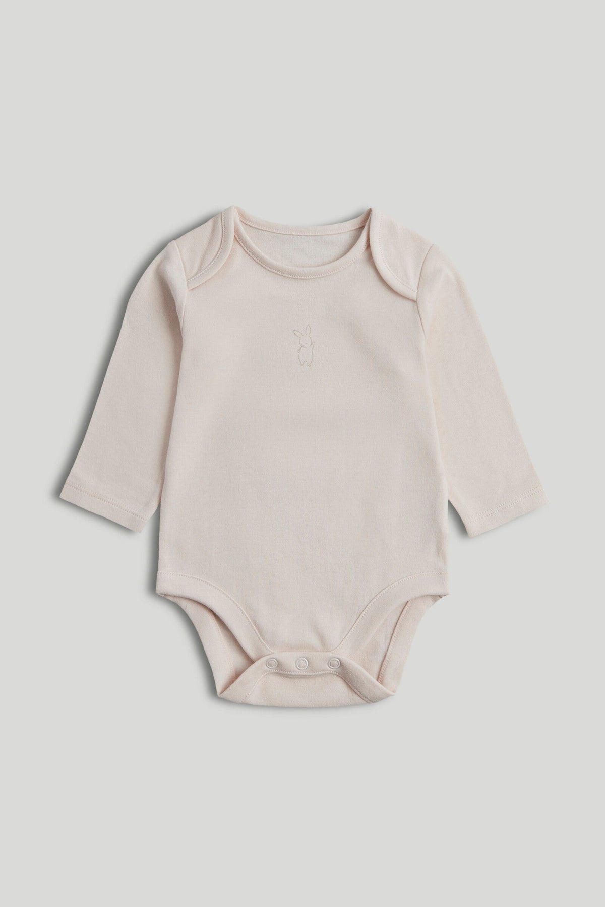 Girls Print & Placement Mix Bodysuits Light Pink Pack of 5