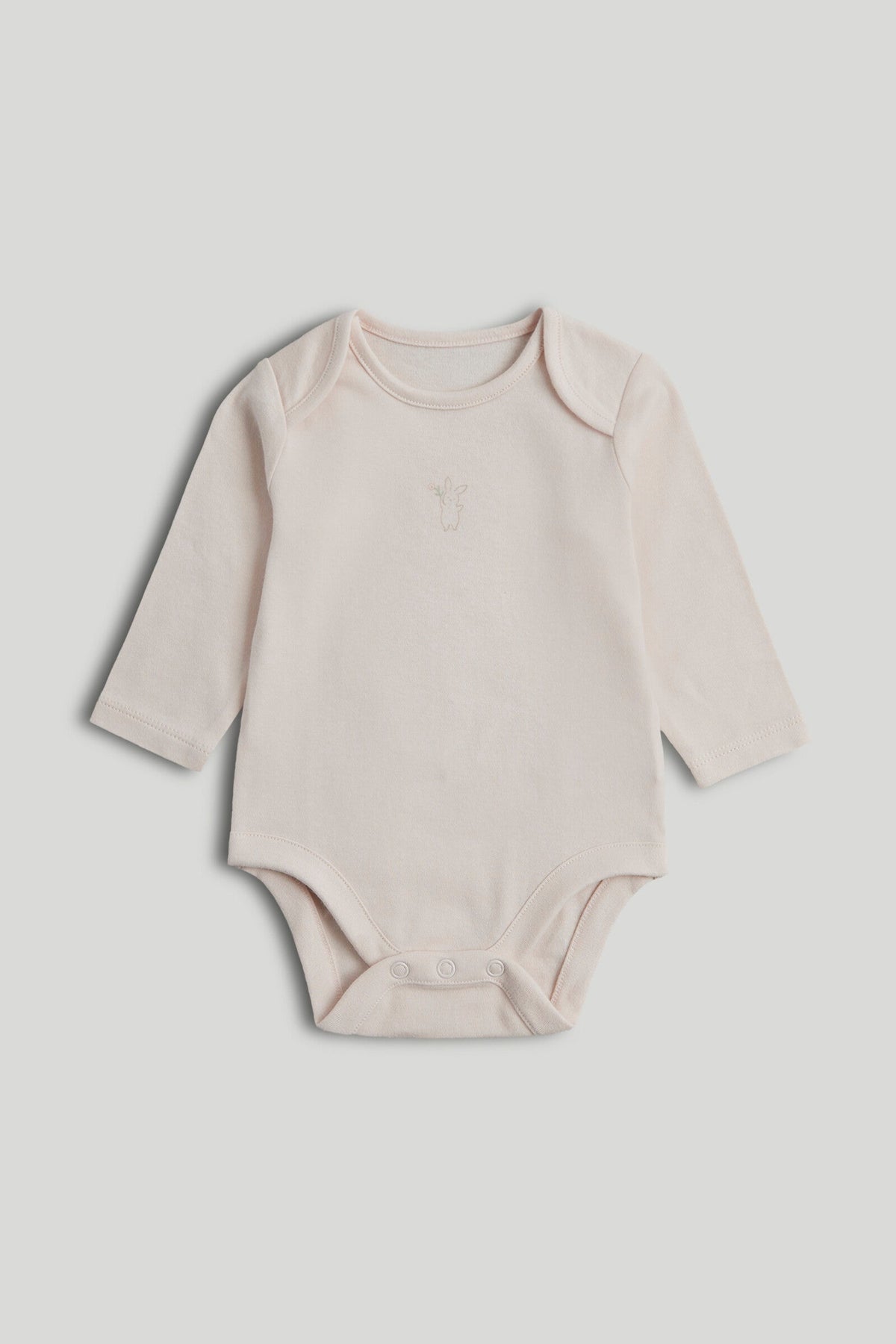 Girls Print & Placement Mix Bodysuits Light Pink Pack of 5
