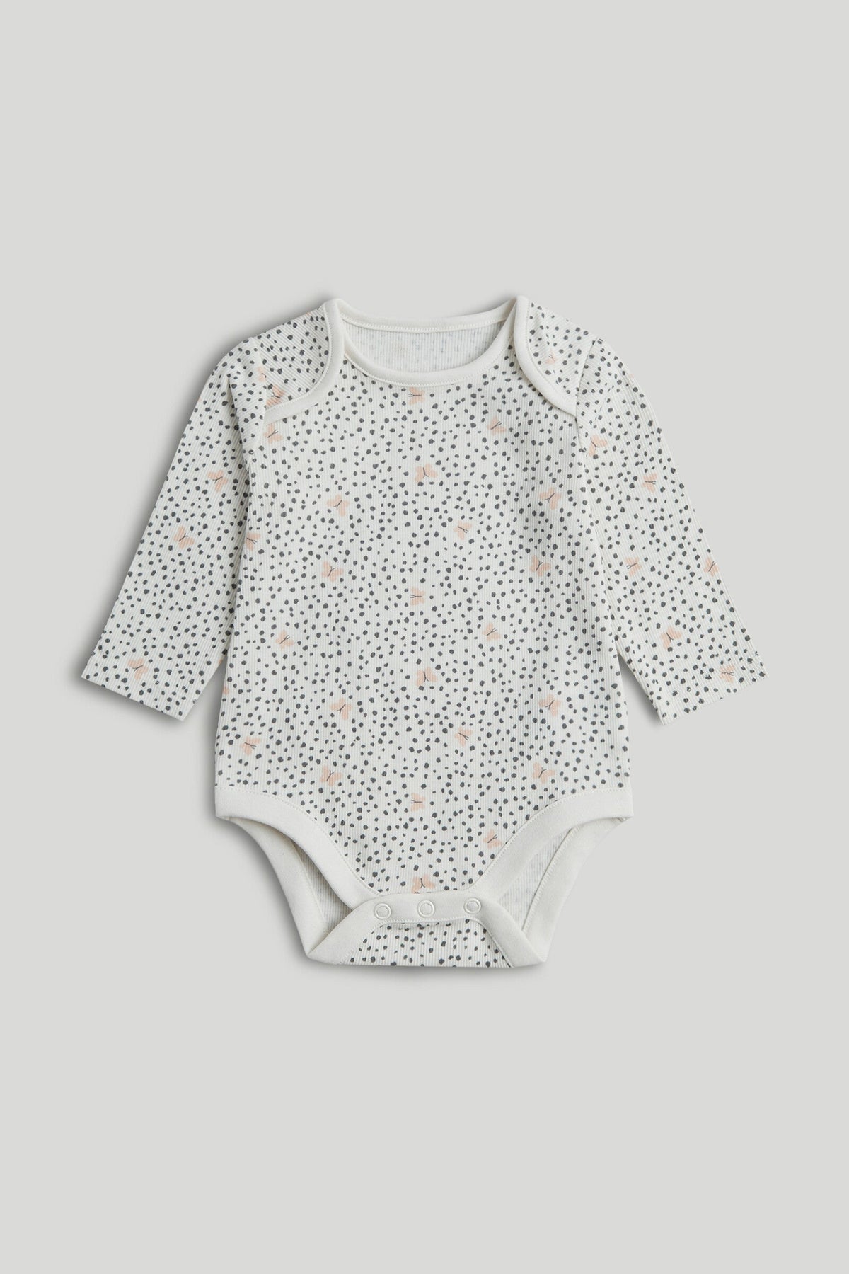 Girls Print & Placement Mix Bodysuits Multi Pack of 3