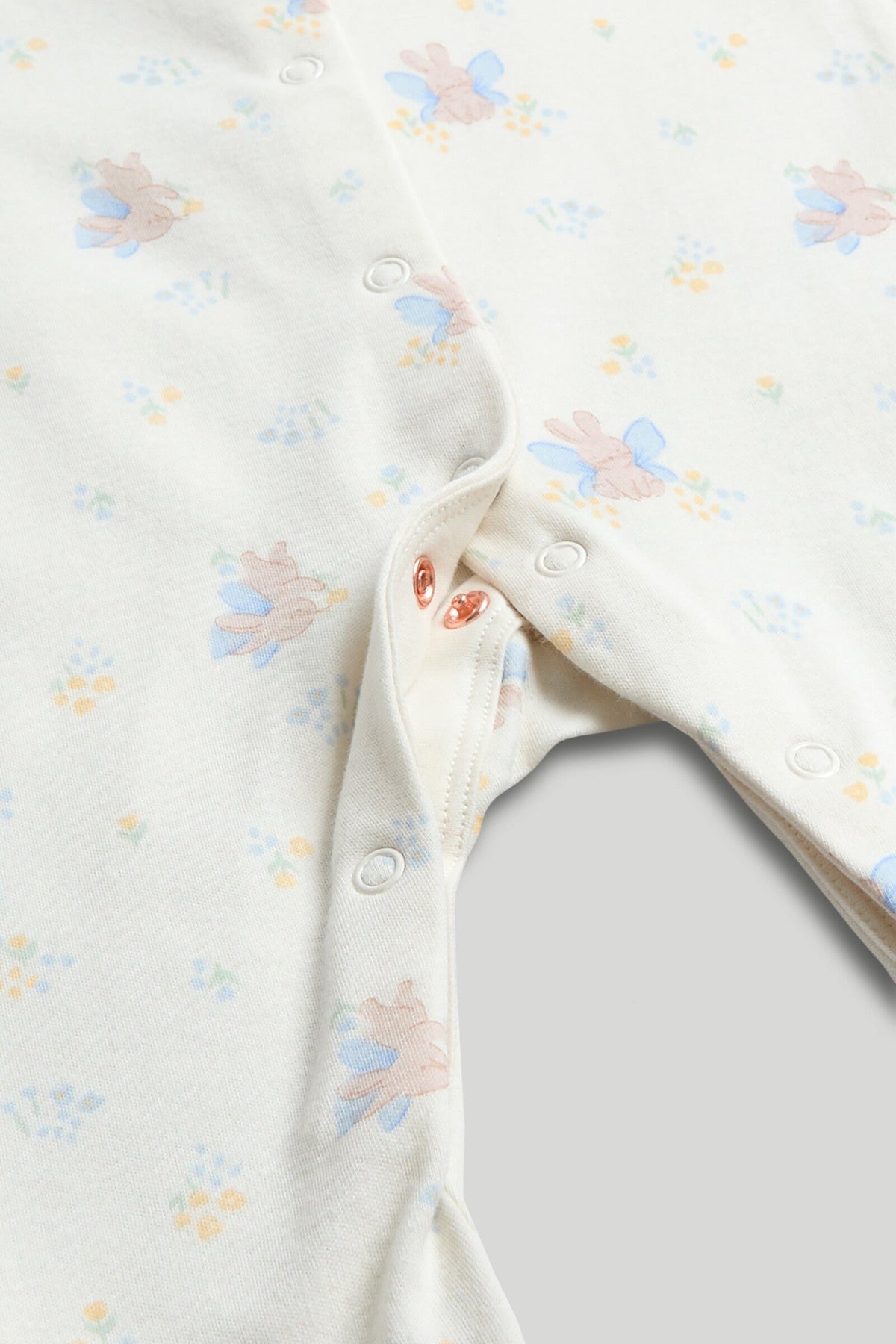 Girls All-Over Print Sleepsuit Multi Pack of 3