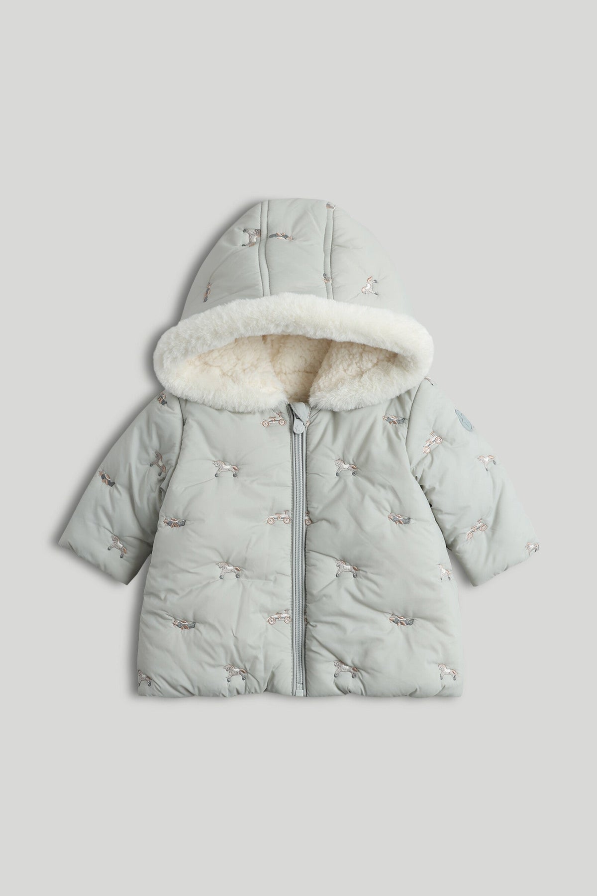 Boys All-Over Print Coat Multi