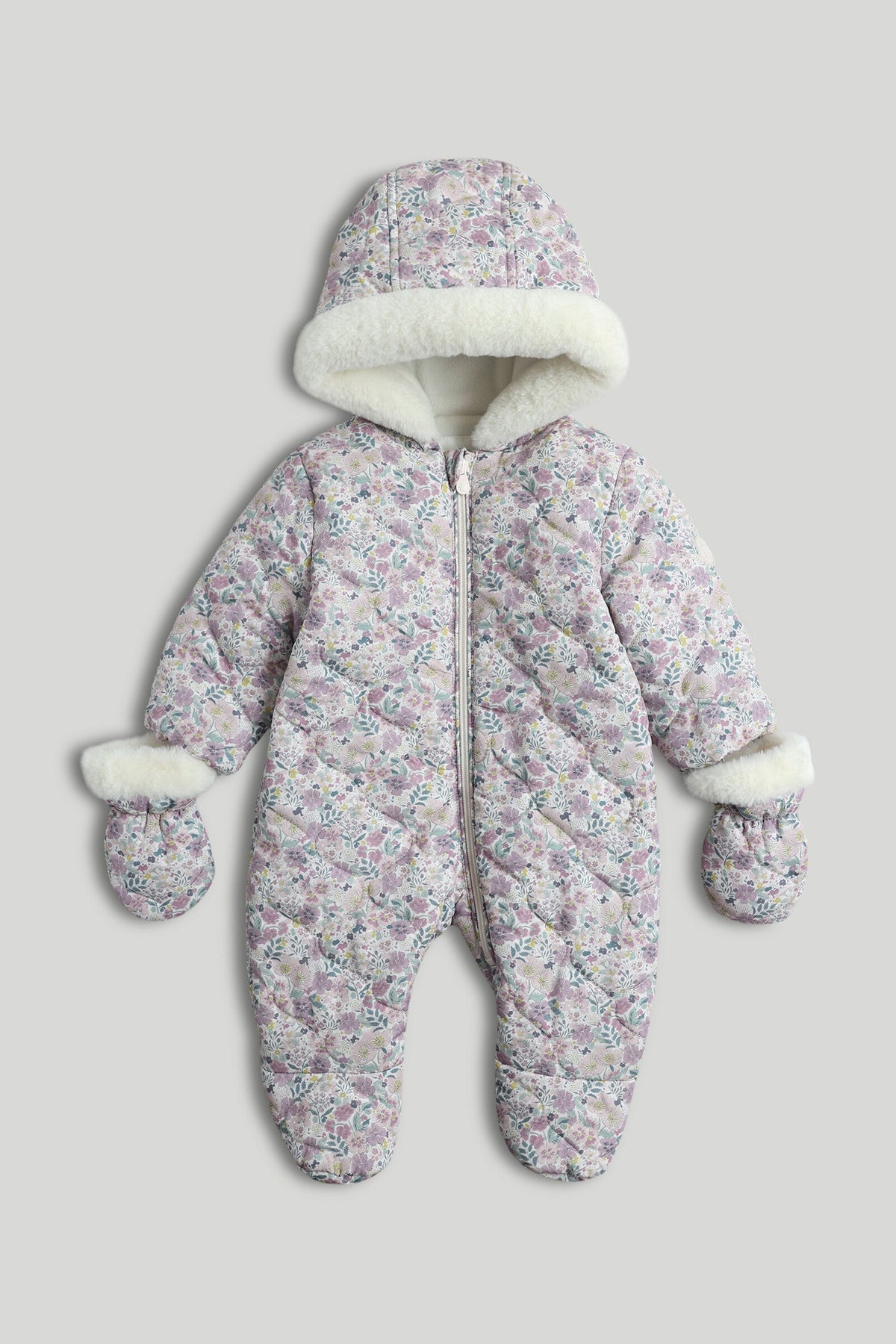 Girls All-Over Print Snowsuit Multi