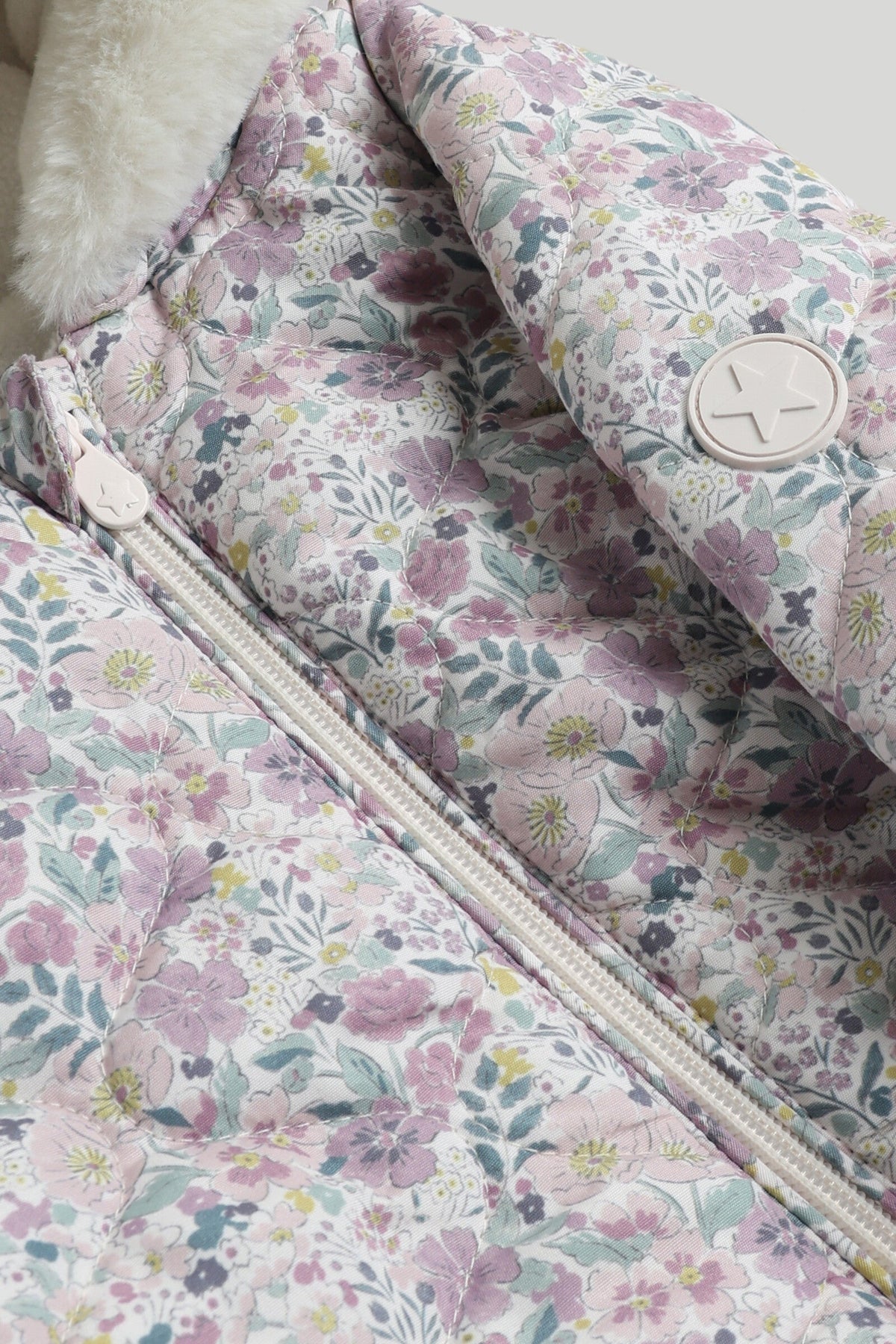 Girls All-Over Print Snowsuit Multi