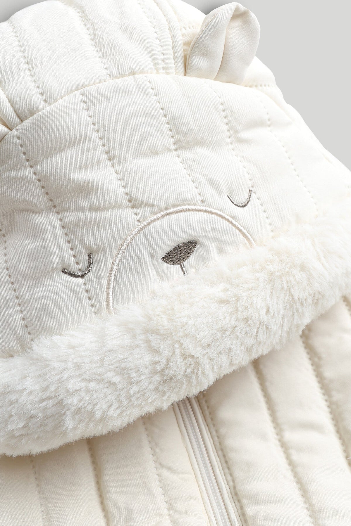 Unisex All-Over Print Snowsuit Cream