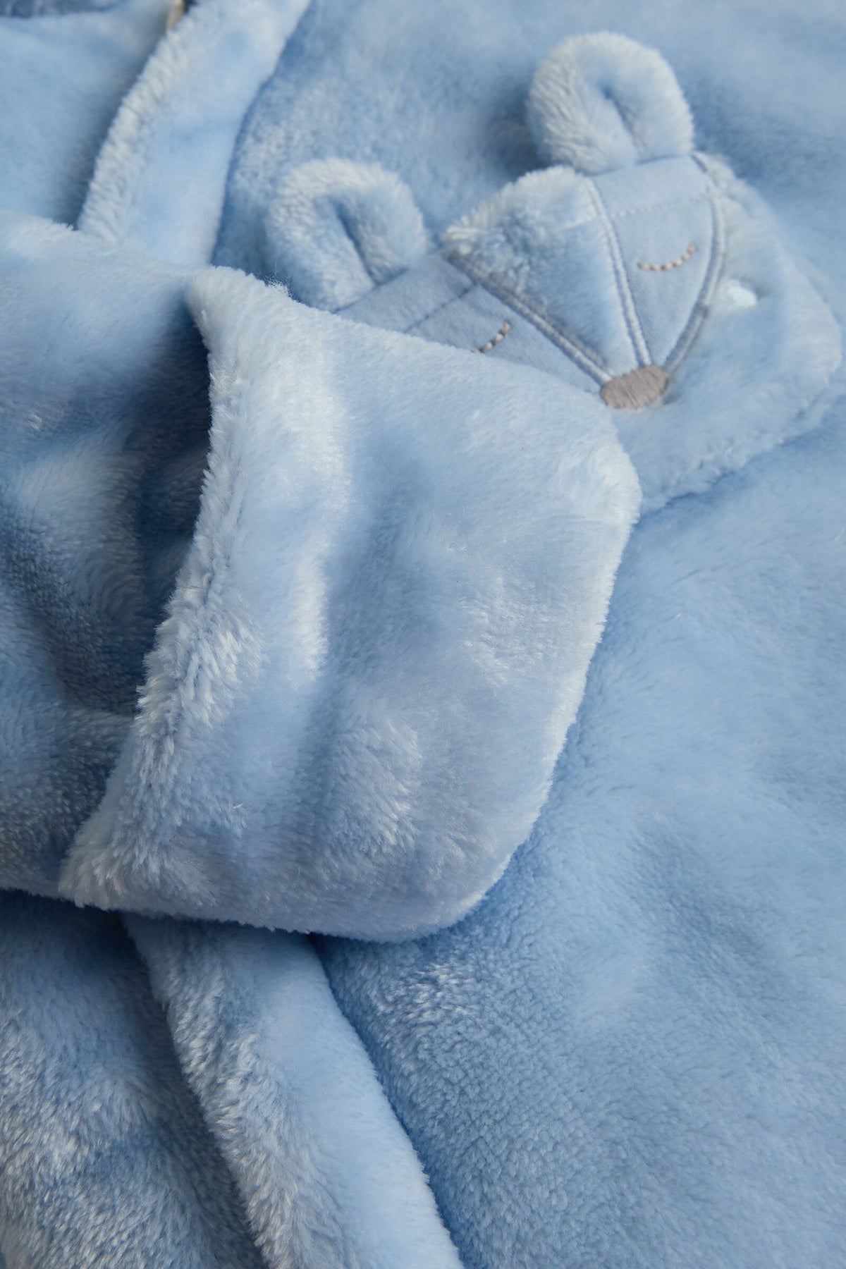 Boys Appliqué & Embroidered Pramsuit Blue