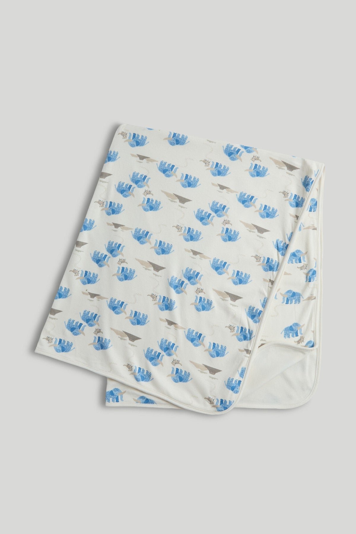 Boys Appliqué & Embroidered Shawl Cream