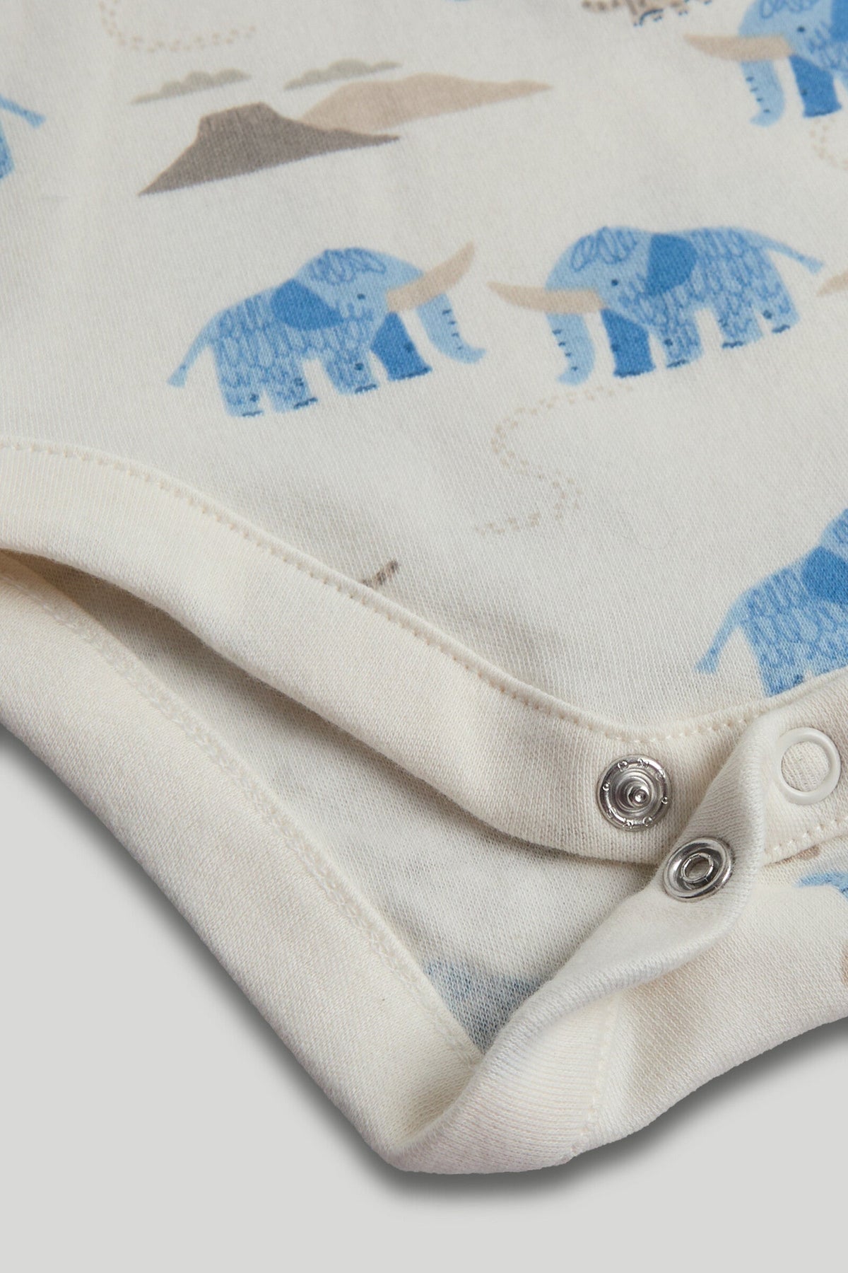 Boys Print & Plain Mix Romper Multi Pack of 2