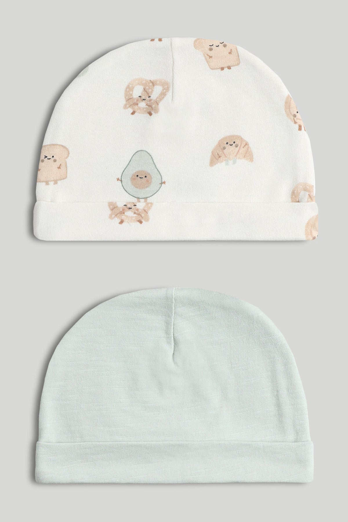 Unisex Print & Plain Mix Hats Multi Pack of 2 Classic