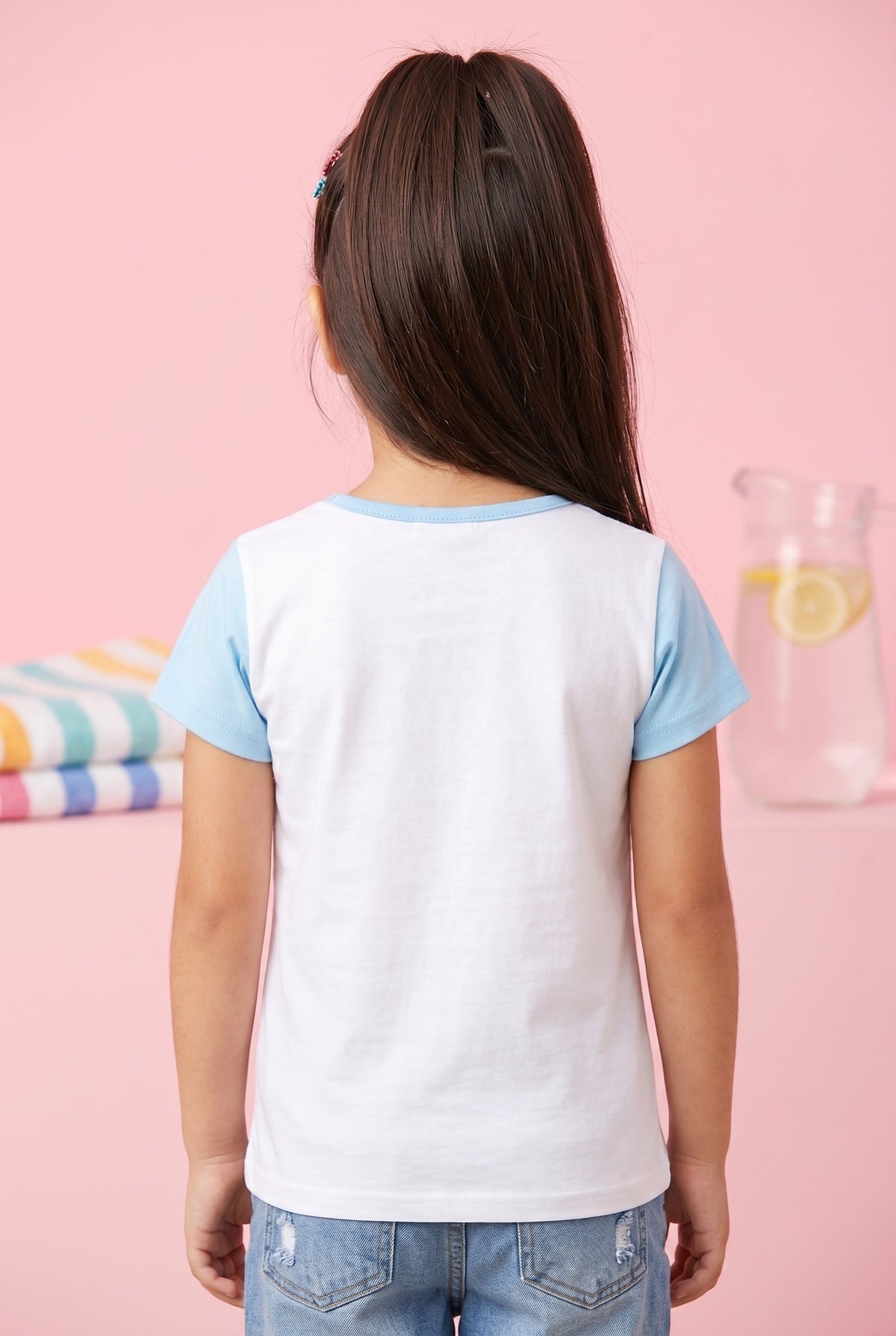 Barbie White & Blue Love Hope T-Shirt