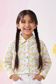 Barbie White Floral Shirt