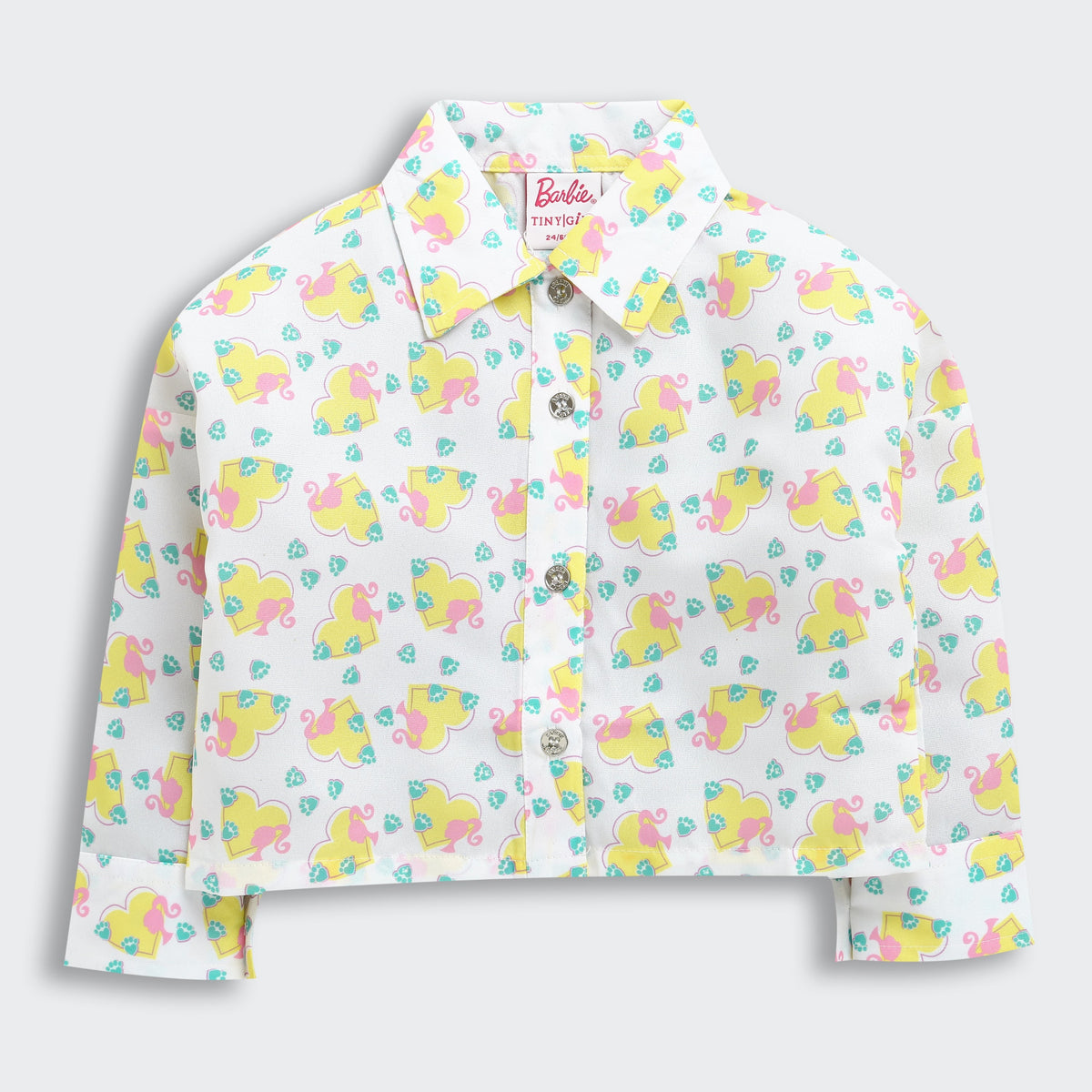 Barbie White Floral Shirt