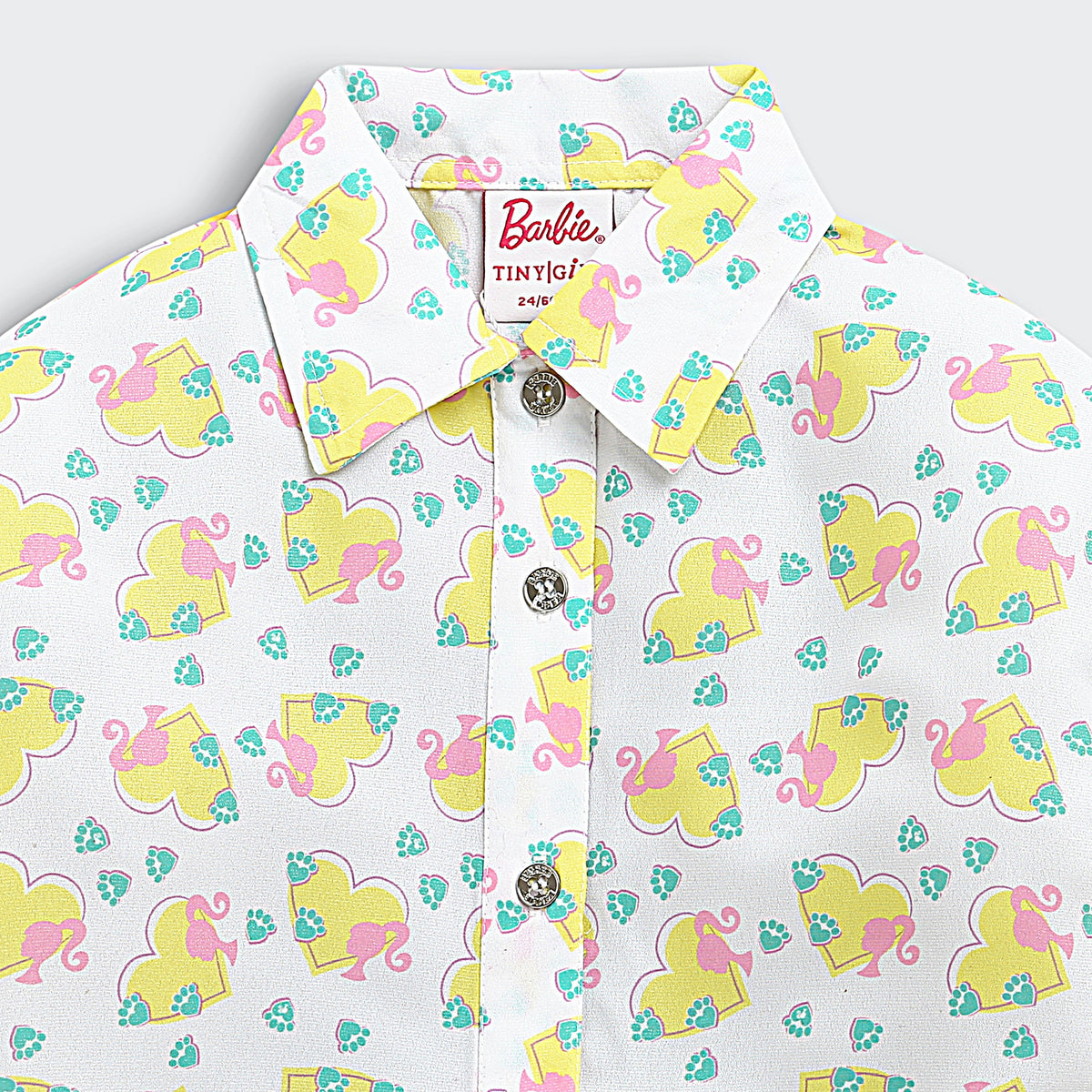 Barbie White Floral Shirt