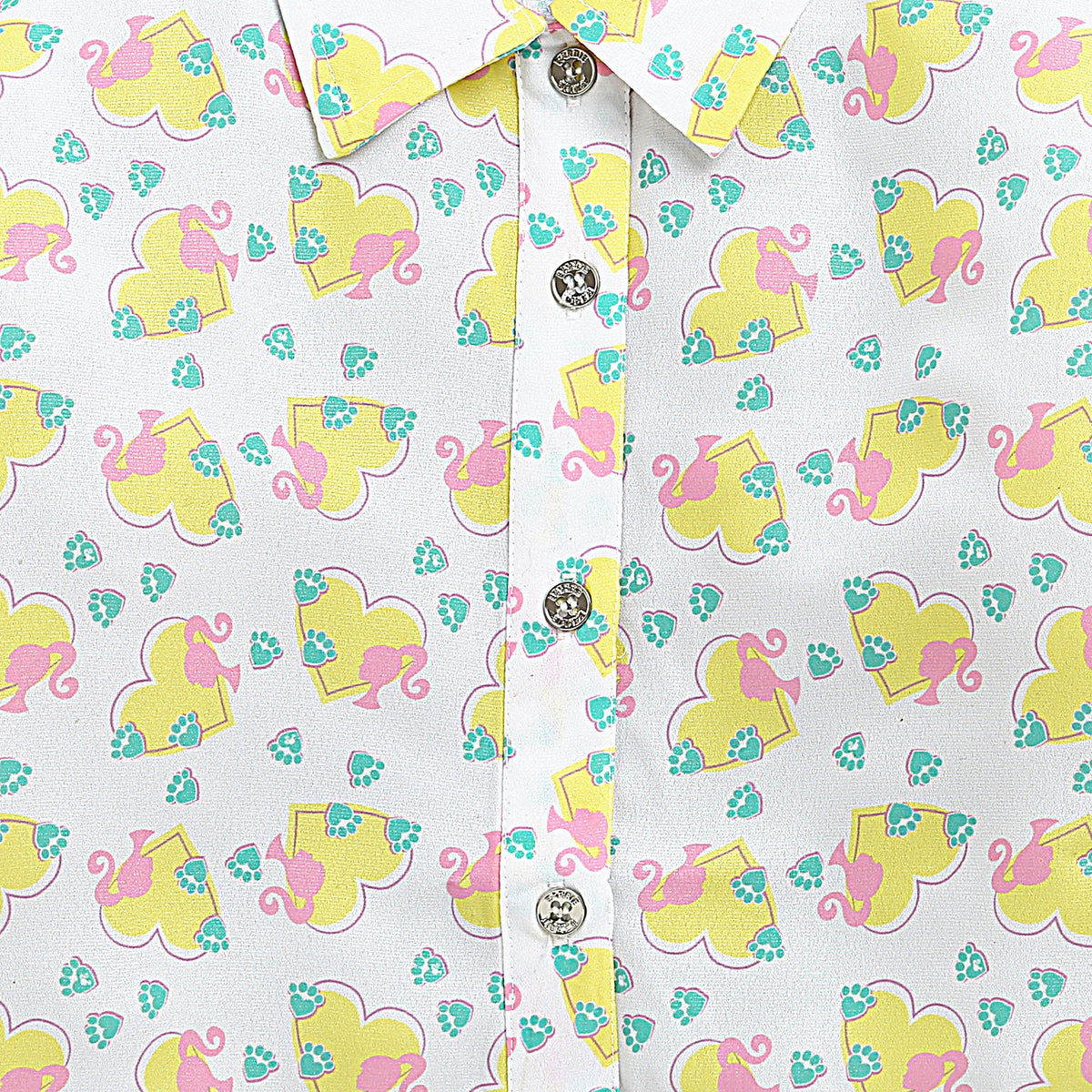 Barbie White Floral Shirt