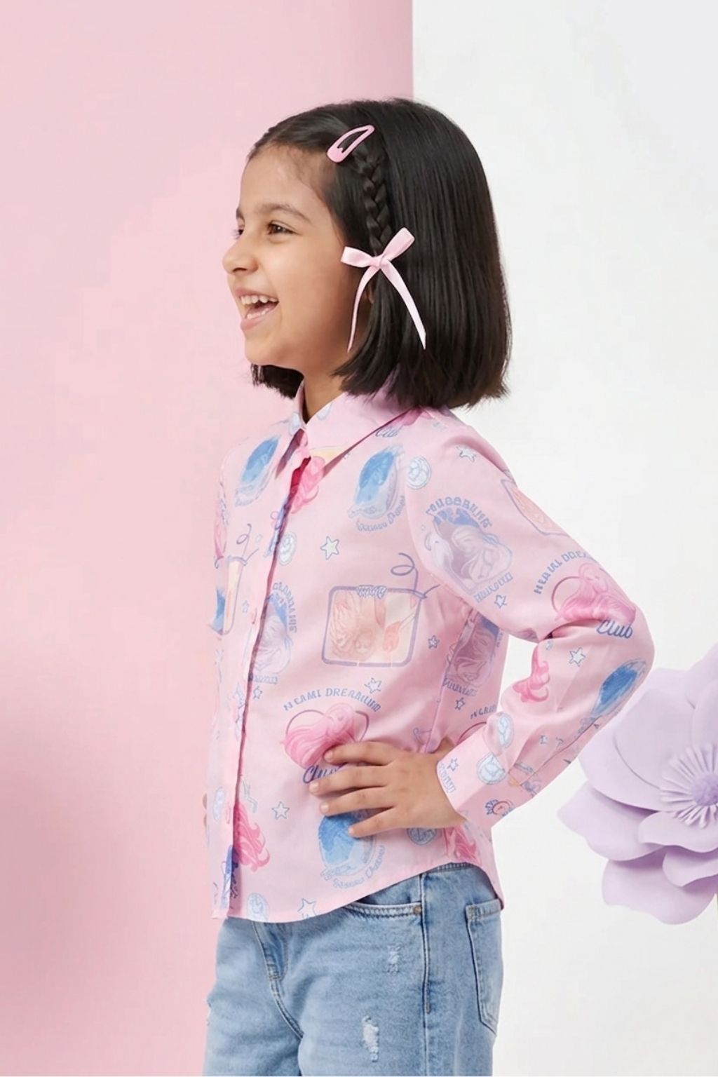Barbie Pink Print Shirt