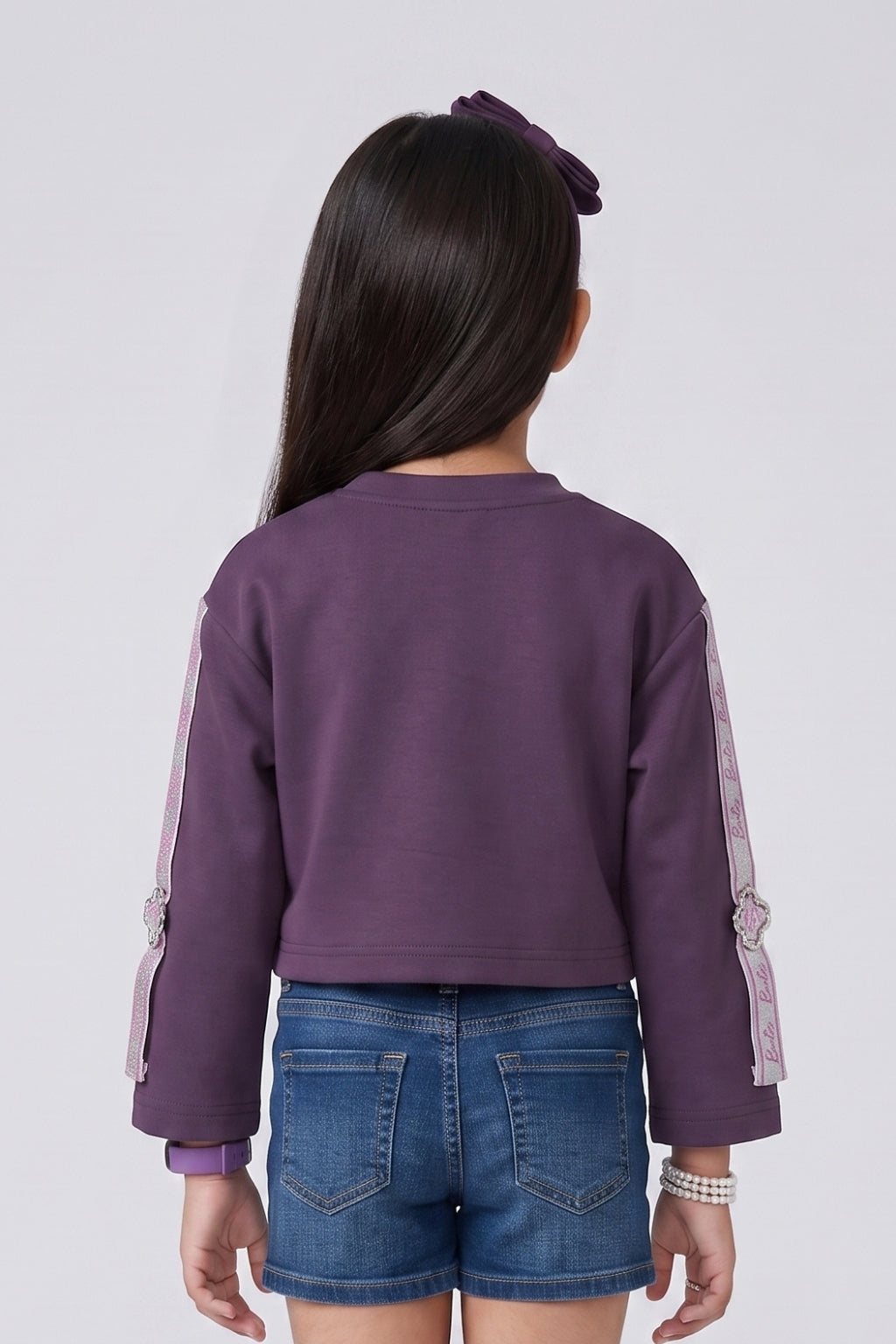 Girls Wine Graphic Print Party-Wear Crop Top