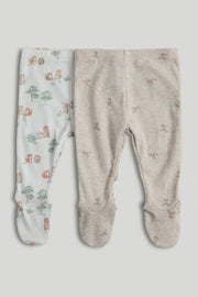 Unisex Embroidered Leggings Multi Pack of 2