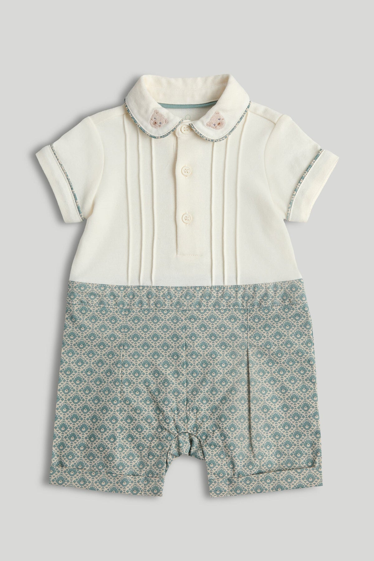Boys All-Over Print Romper Multi