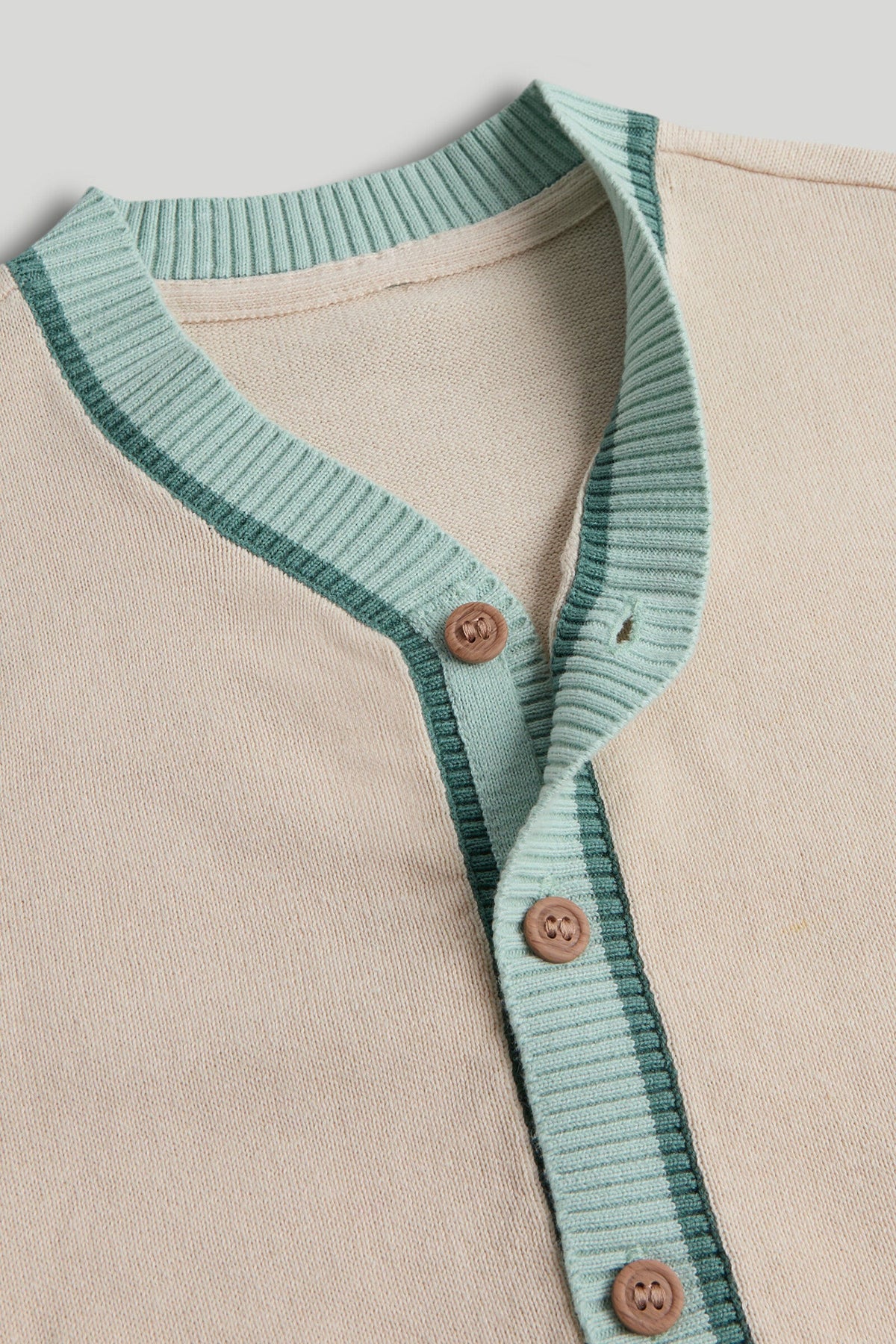 Boys Plain Cardigan Cream