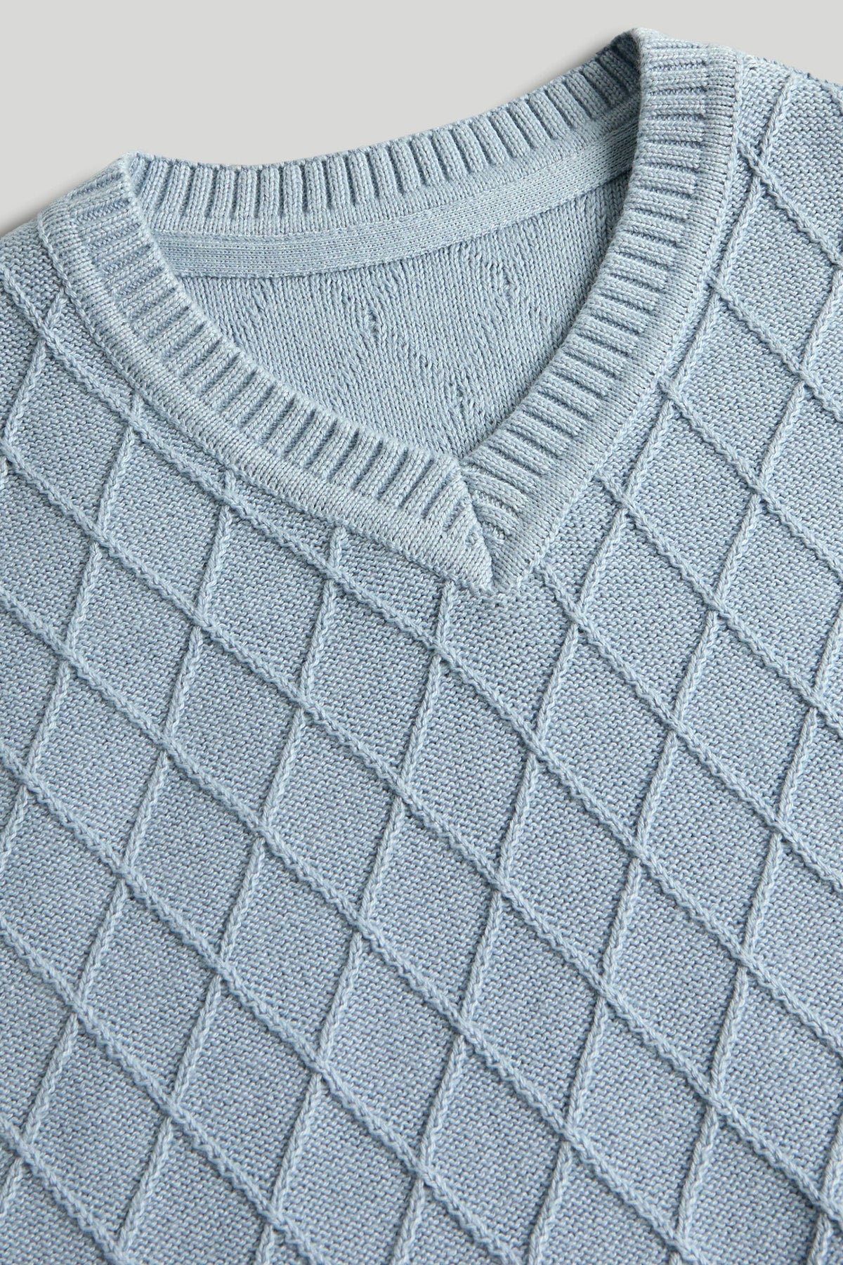 Boys Textured Top Blue