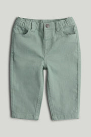 Boys Plain Jeans Green