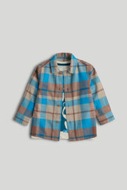 Baby Boys Multi-Colour Check Shirt & Tee Set